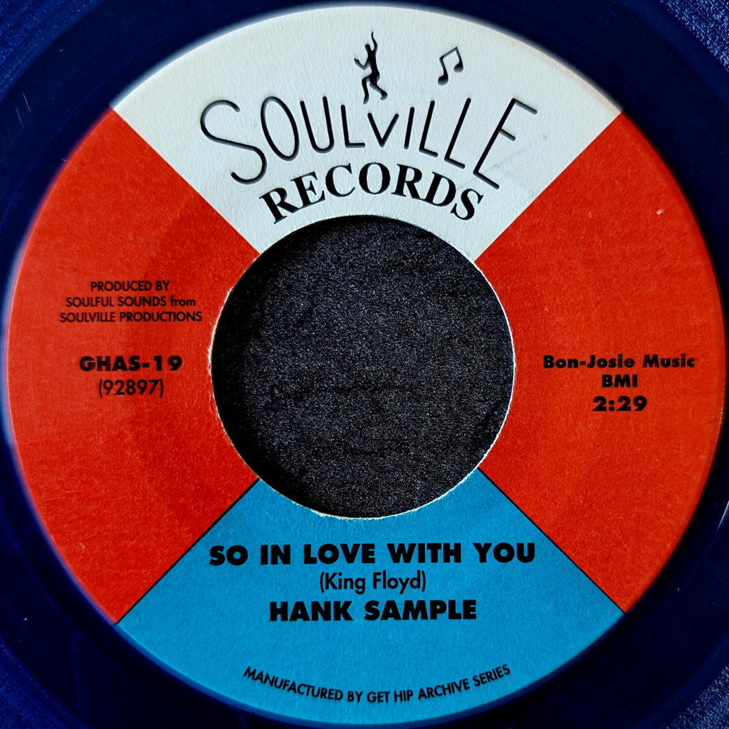 Hank Sample-Bobby Fulton-So in love with you/It's good to be lonely sometimes