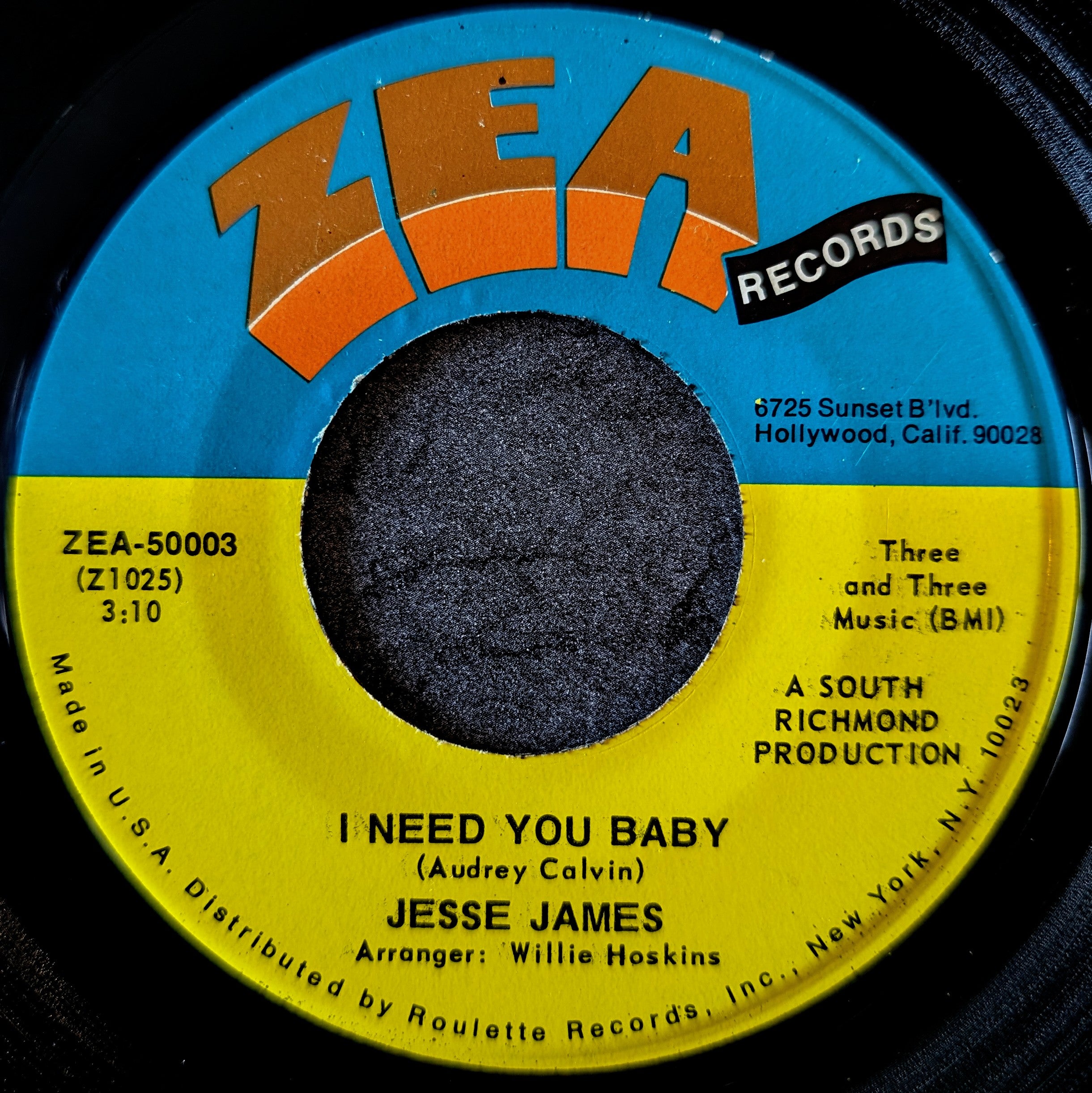 Jesse James-I need you Baby/ Home at last