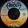 Niteflyte - If You Want It / I Wonder (If I'm Falling in Love Again)