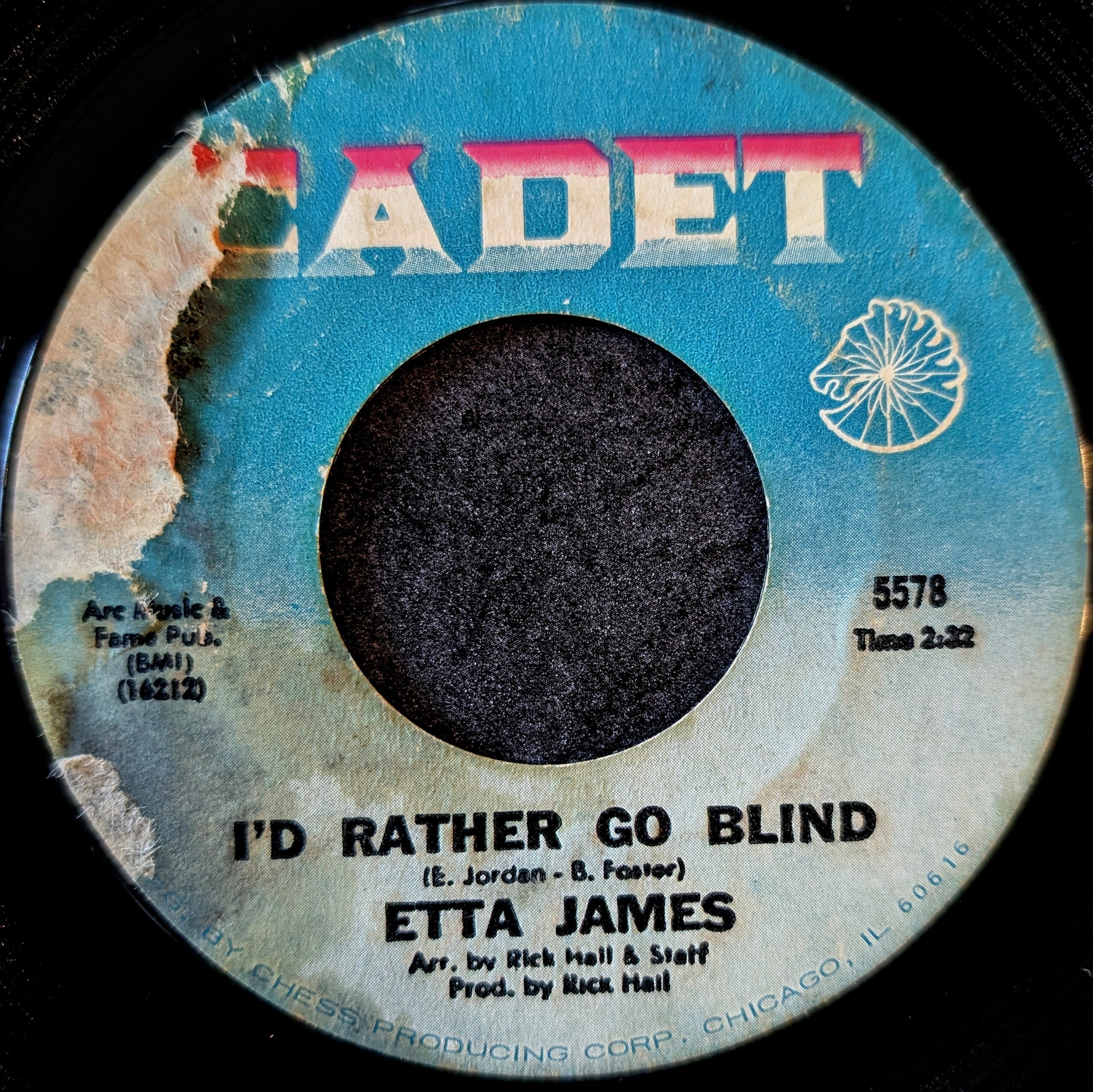 Etta James-Tell mama/ I'd rather go blind