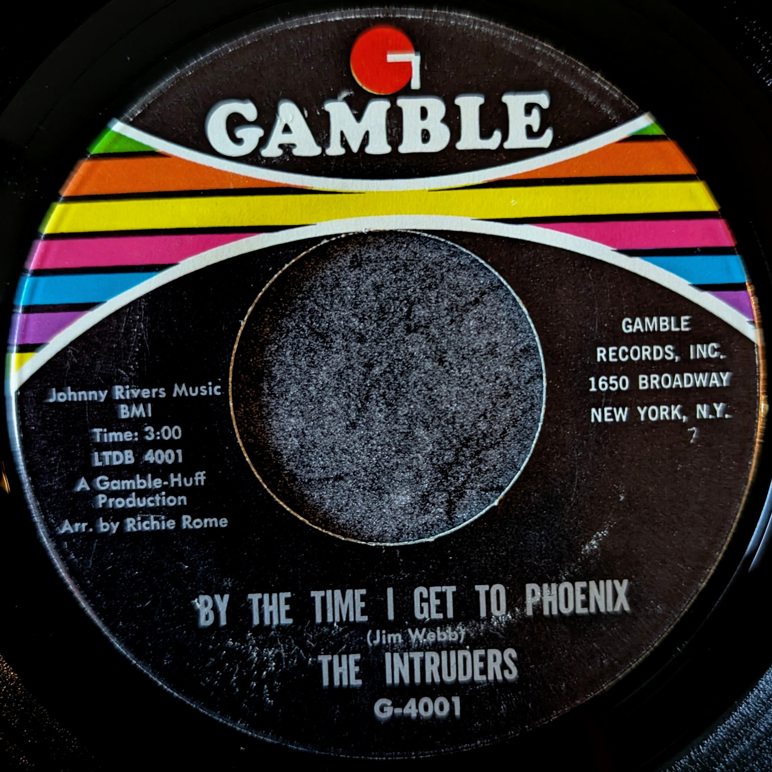 The Intruders-Tender(Was the love we knew)/By the time I get to phoenix