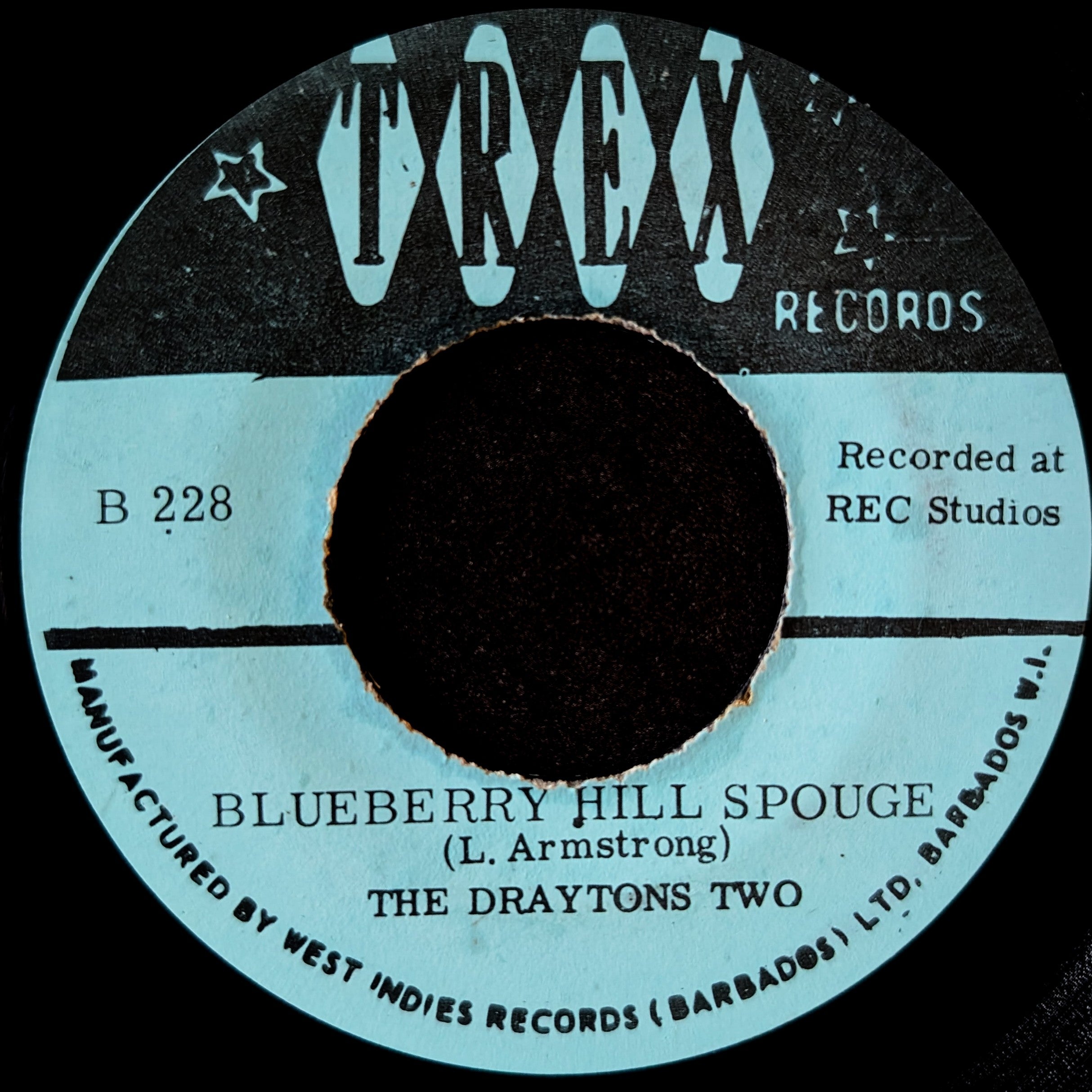 The Draytons Two-Can I change my mind/Blueberry hill spouge