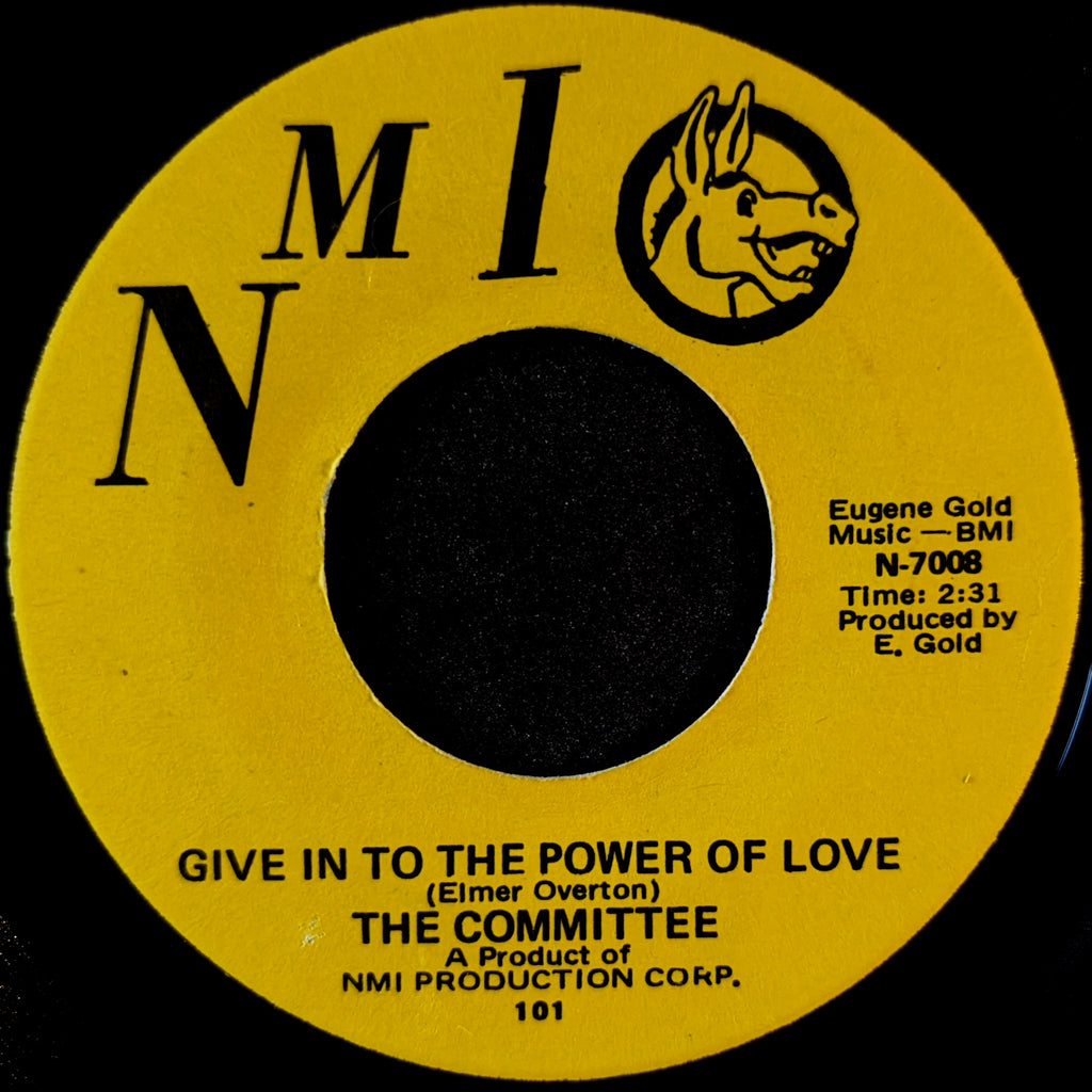The Committee-Give in to the power of love/ You're my wonder fulness