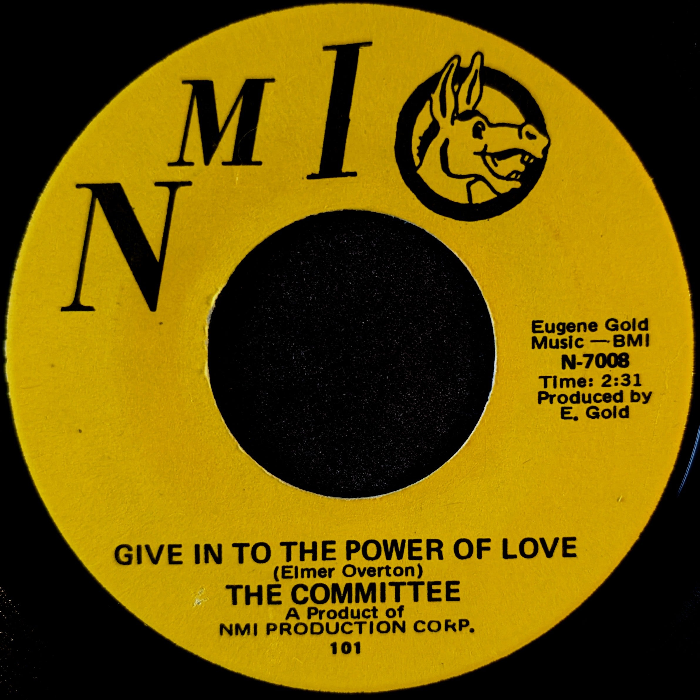 The Committee-Give in to the power of love/ You're my wonder fulness