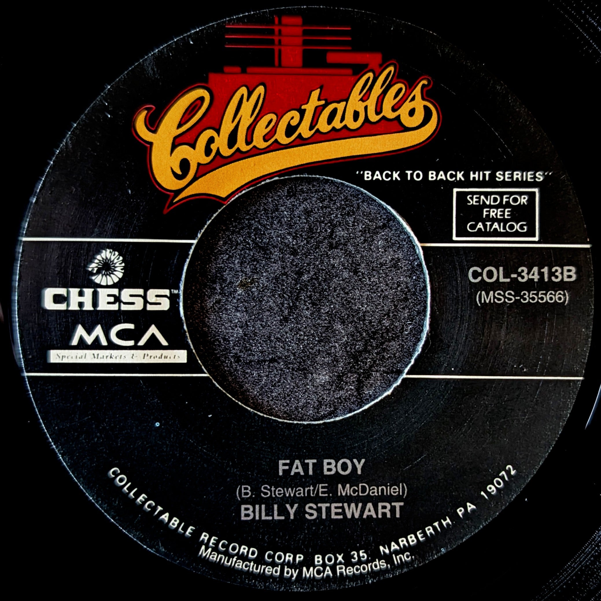 Billy Stewart-Sitting in the park/ Fat boy