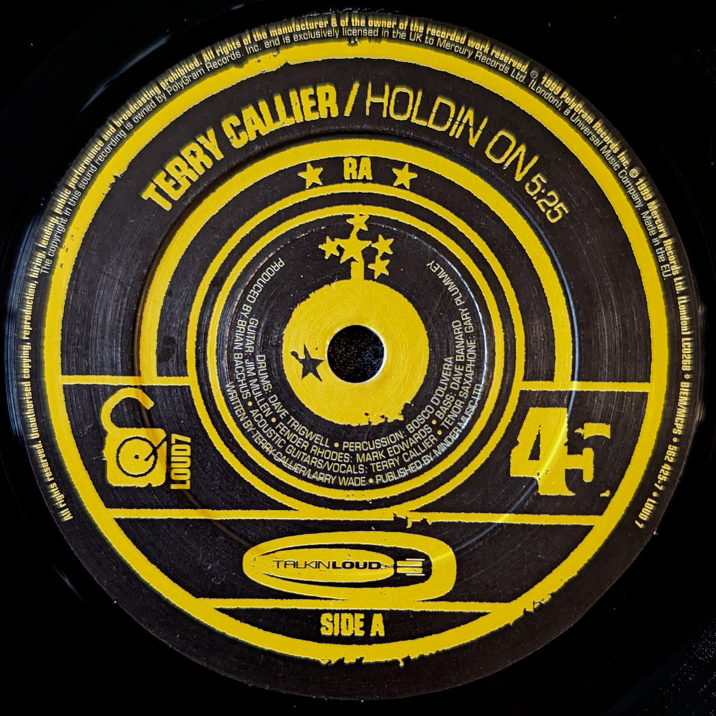 Terry Callier-Holdin' On/ When my lady danced