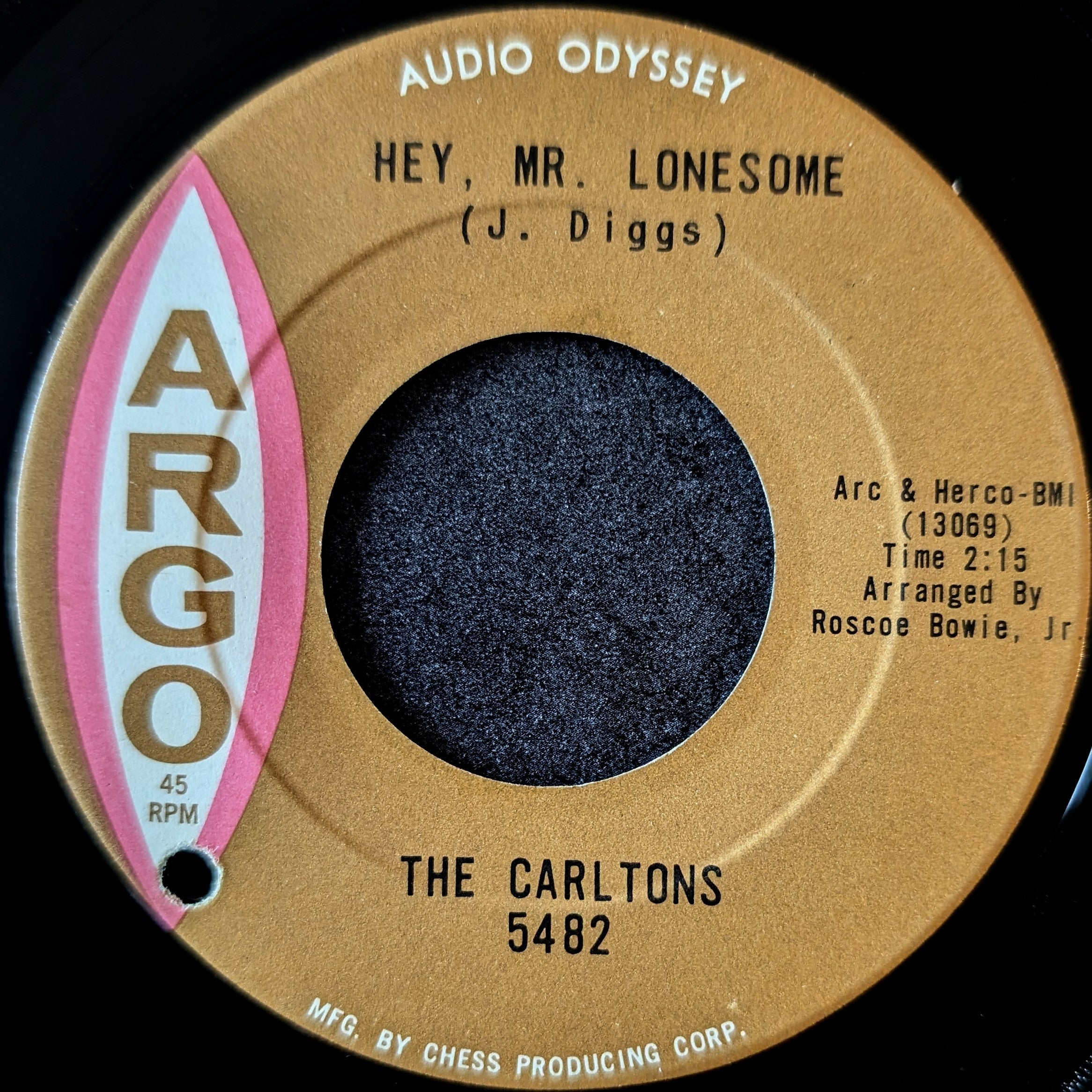 The Carltons-Hey Mr.Lonesome/ Easy Livin'