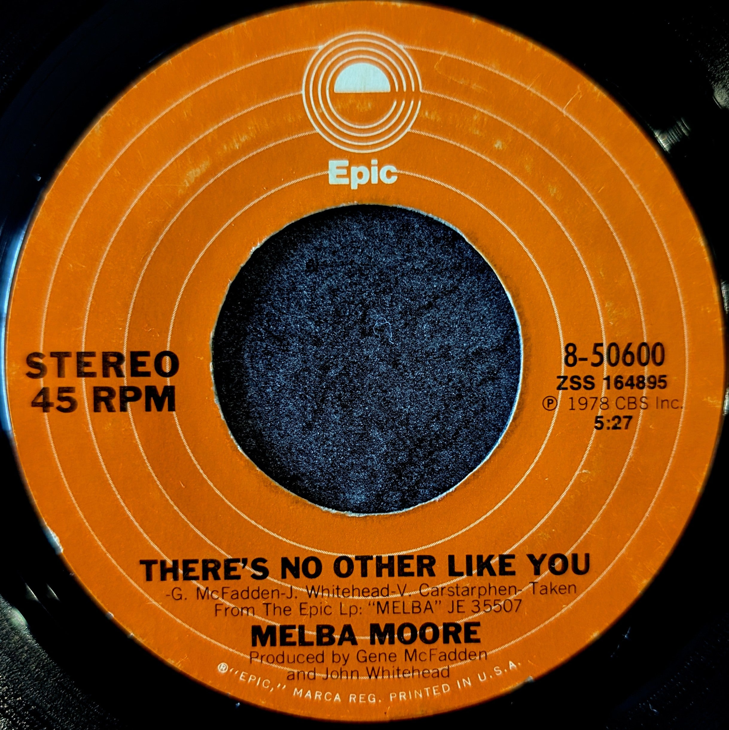 Melba Moore-You stepped into my life/There's no other like you