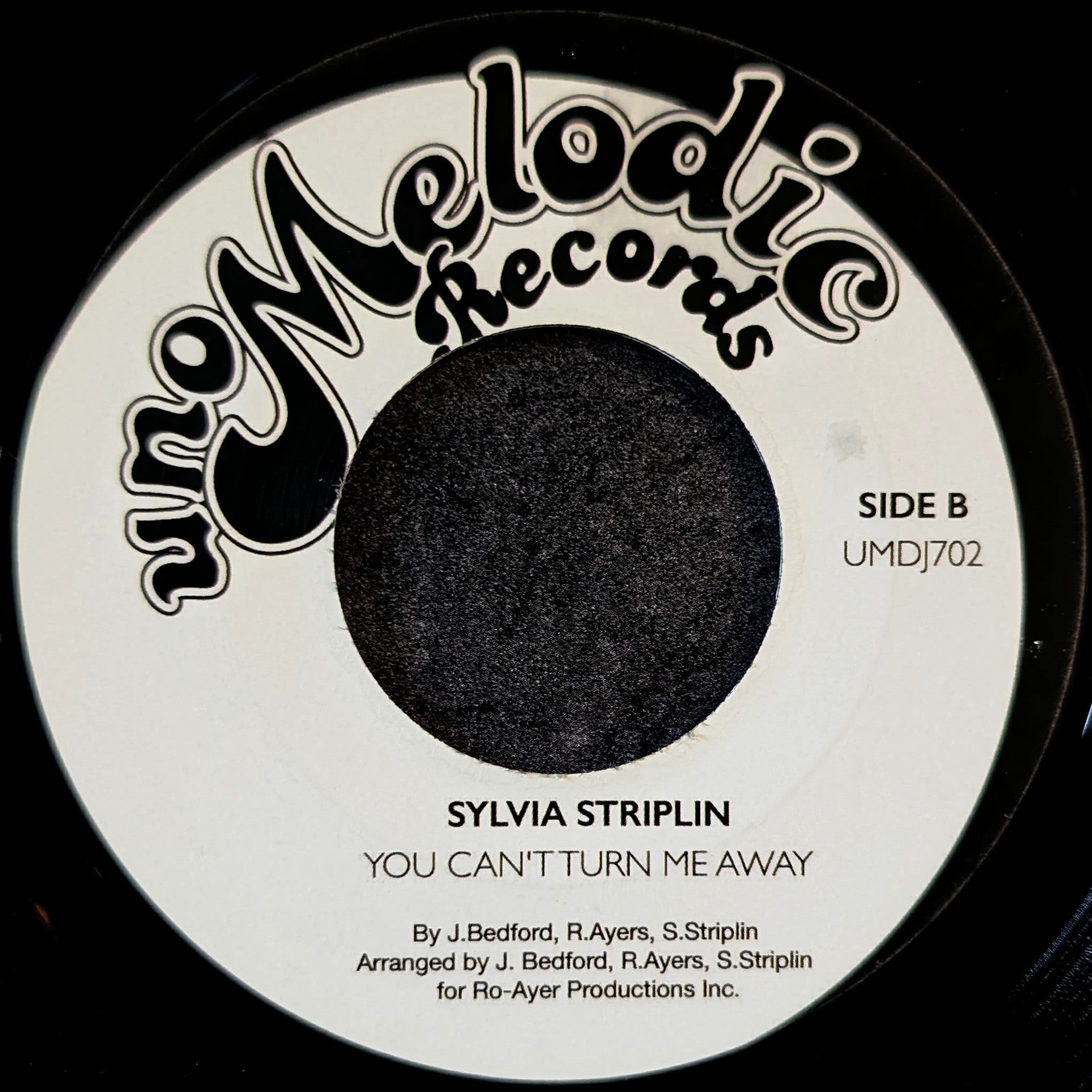 Sylvia Striplin-Give me your love/You can't turn me away