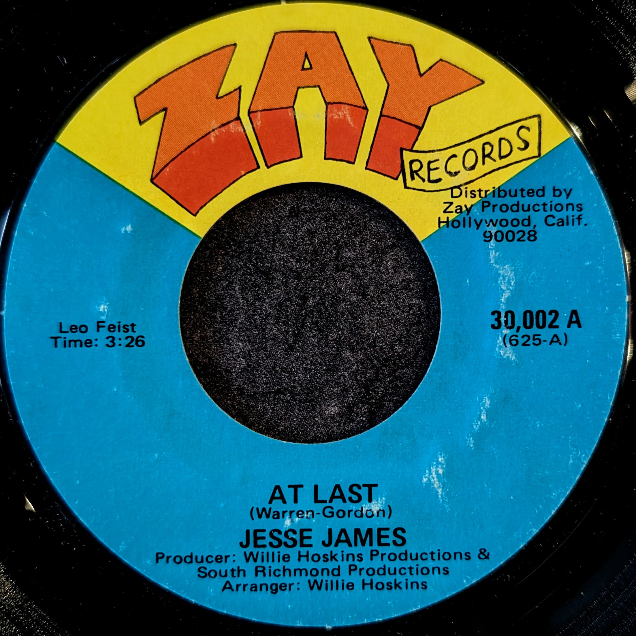 Jesse James-At last/I know I'll never find another one