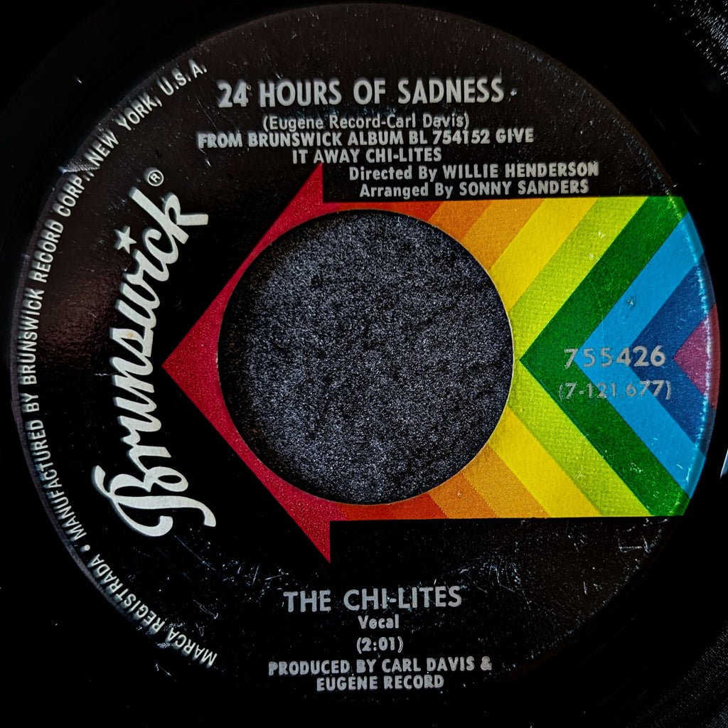 The Chi-Lites-24 hours of sadness/You're no longer part of my heart