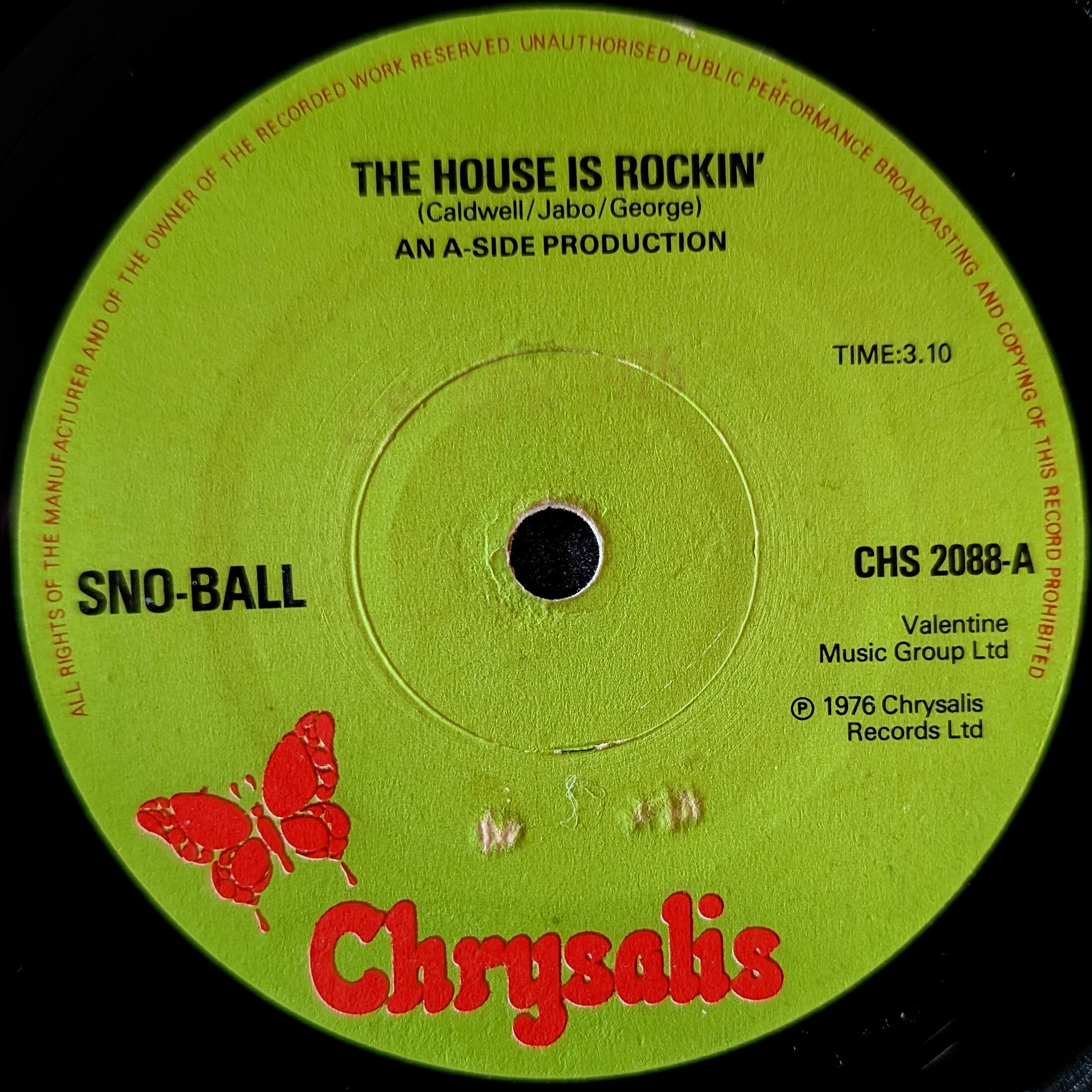 Sno-Ball-The house is rockin’ / When you awake