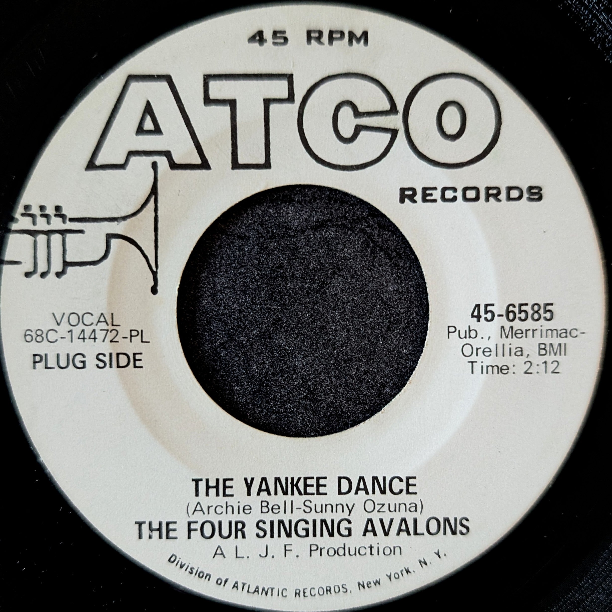 The Four Singing Avalons-She's my woman, She's my girl/ The Yankee dance