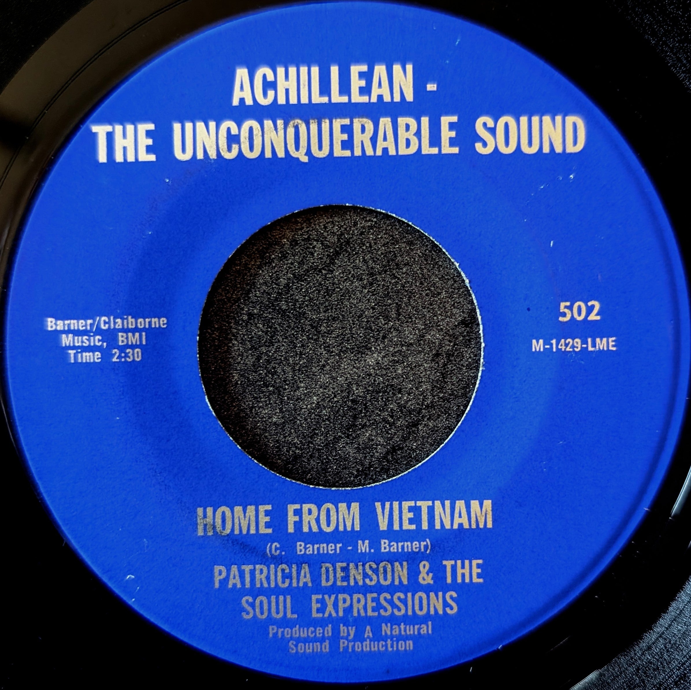 Patricia Denson & The soul expression-Home from vietnam/I thought I heard you moan