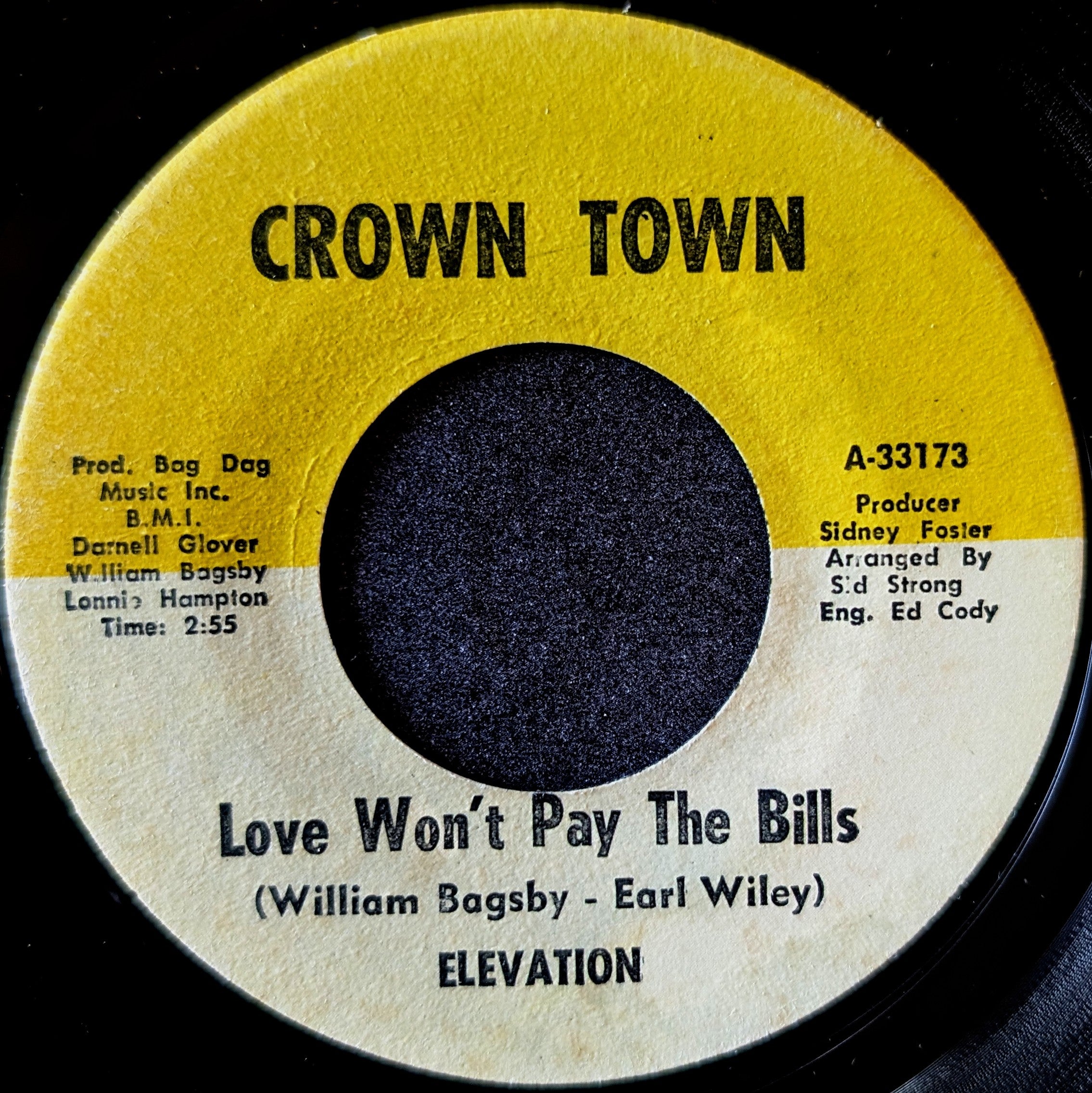 Elevation-Love won't pay the bills/Love won't pay the bills
