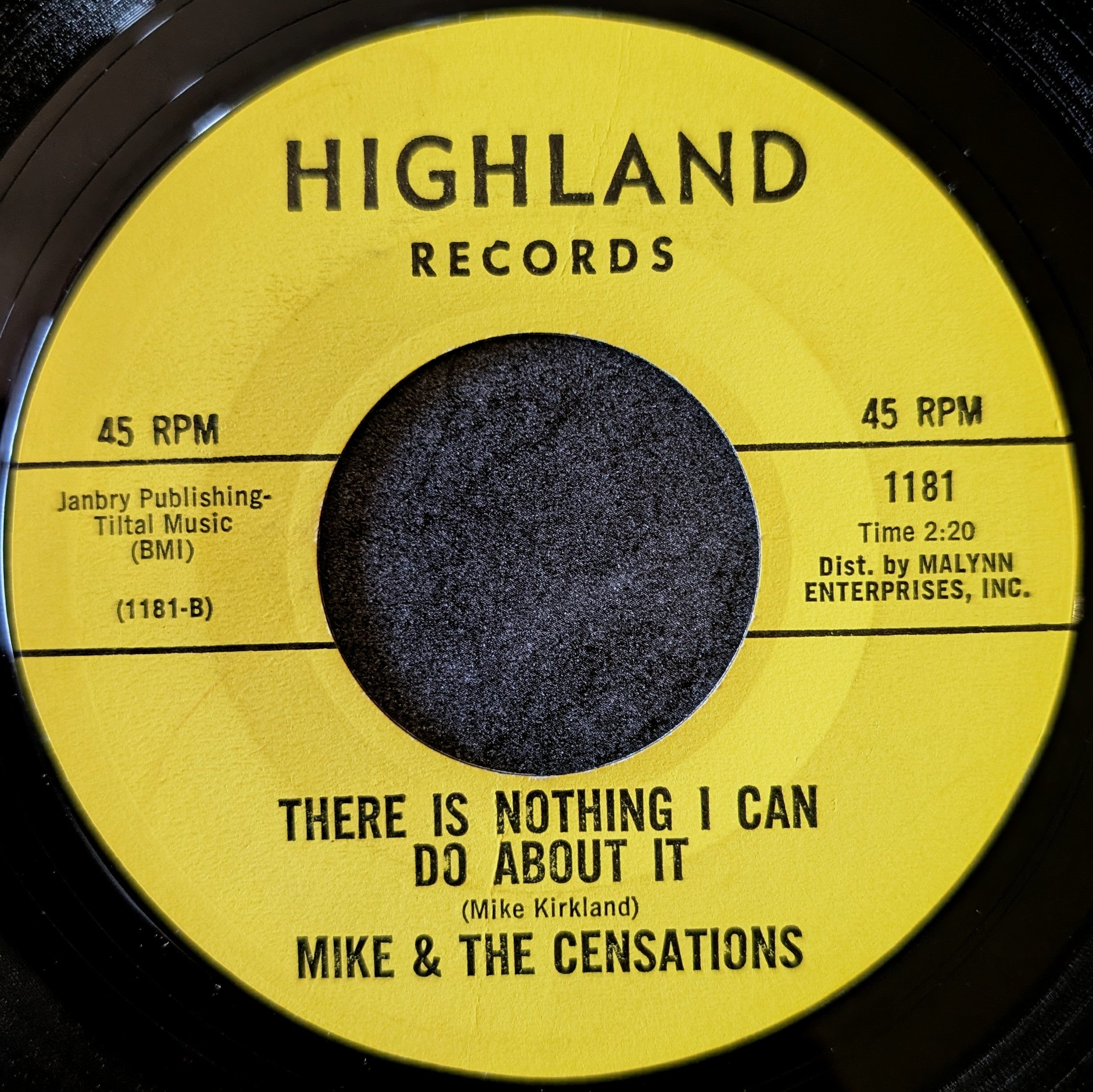 Mike & The Censations-Don't mess with me/There is nothing I can do about it