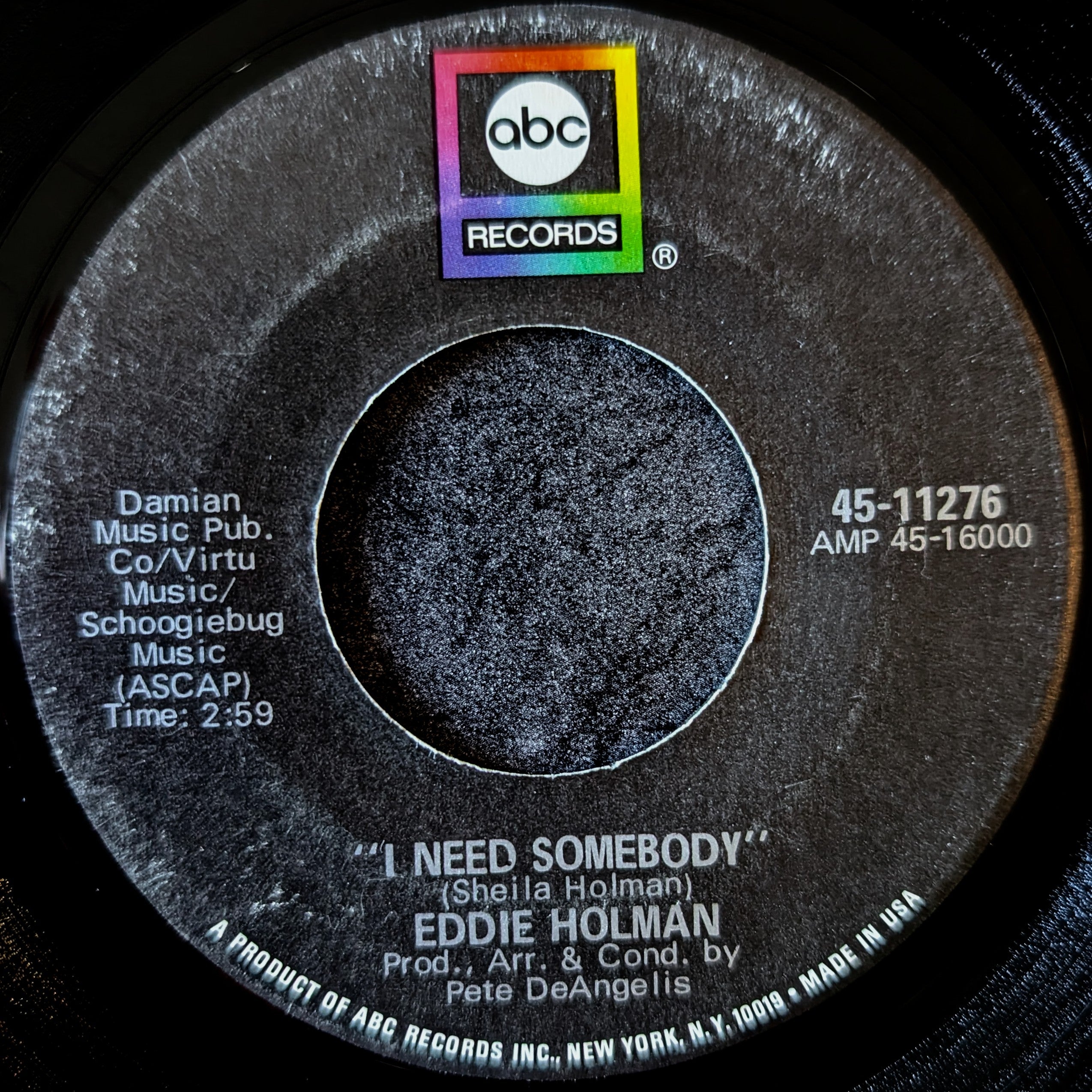 Eddie Holman-Cathy Called/I need somebody