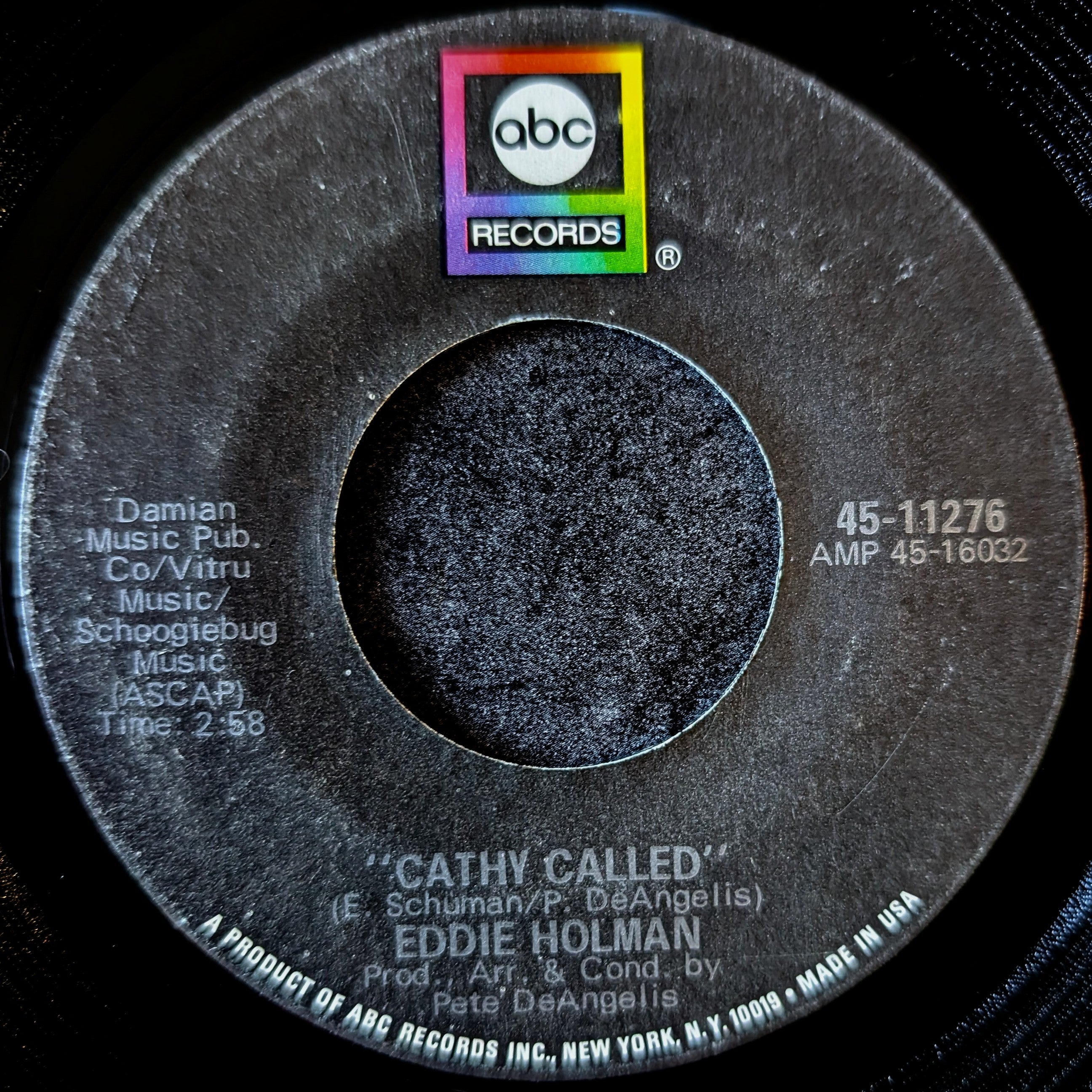 Eddie Holman-Cathy Called/I need somebody