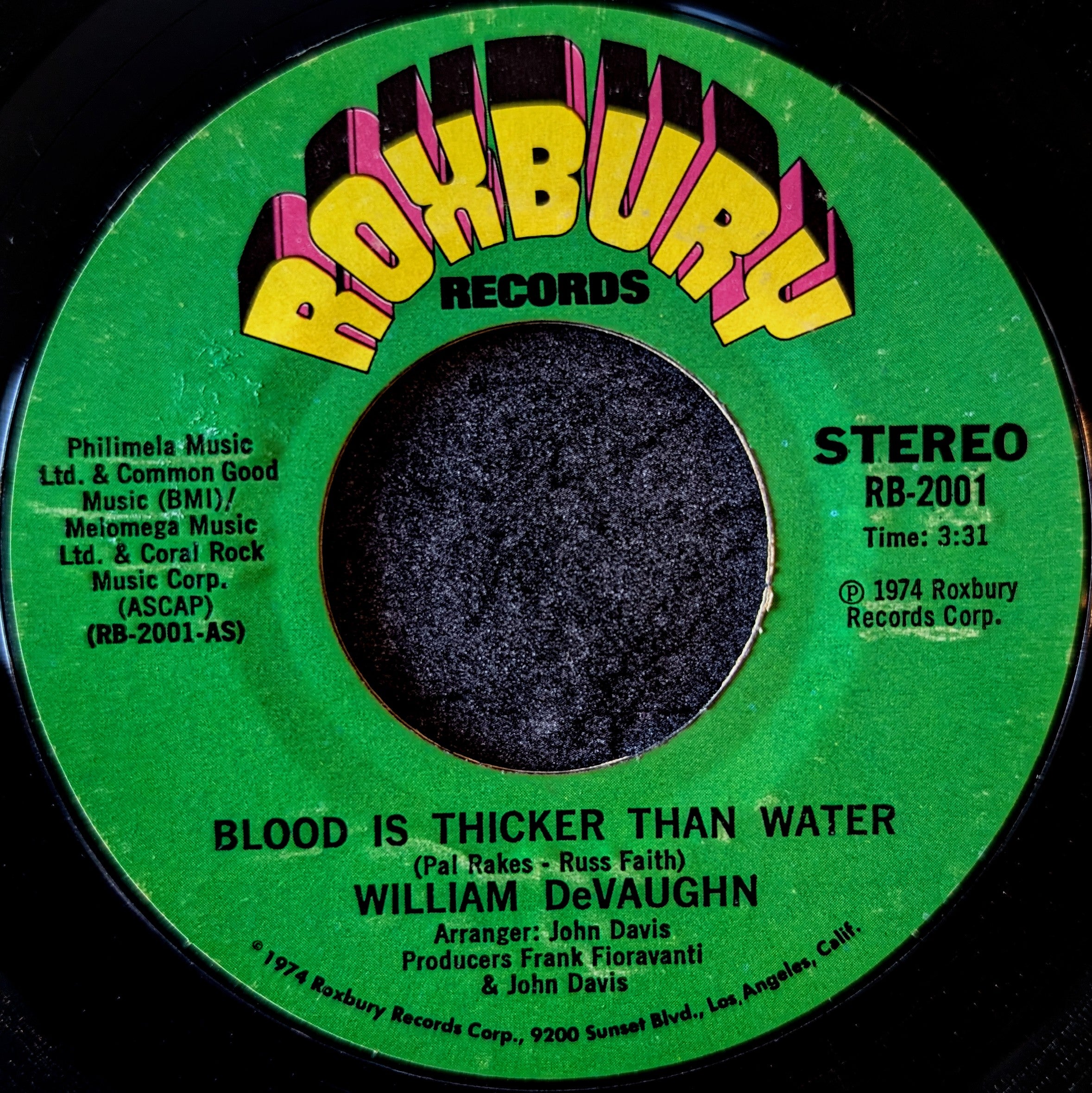 William Devaughn-Blood is thicker than water/Blood is thicker than water
