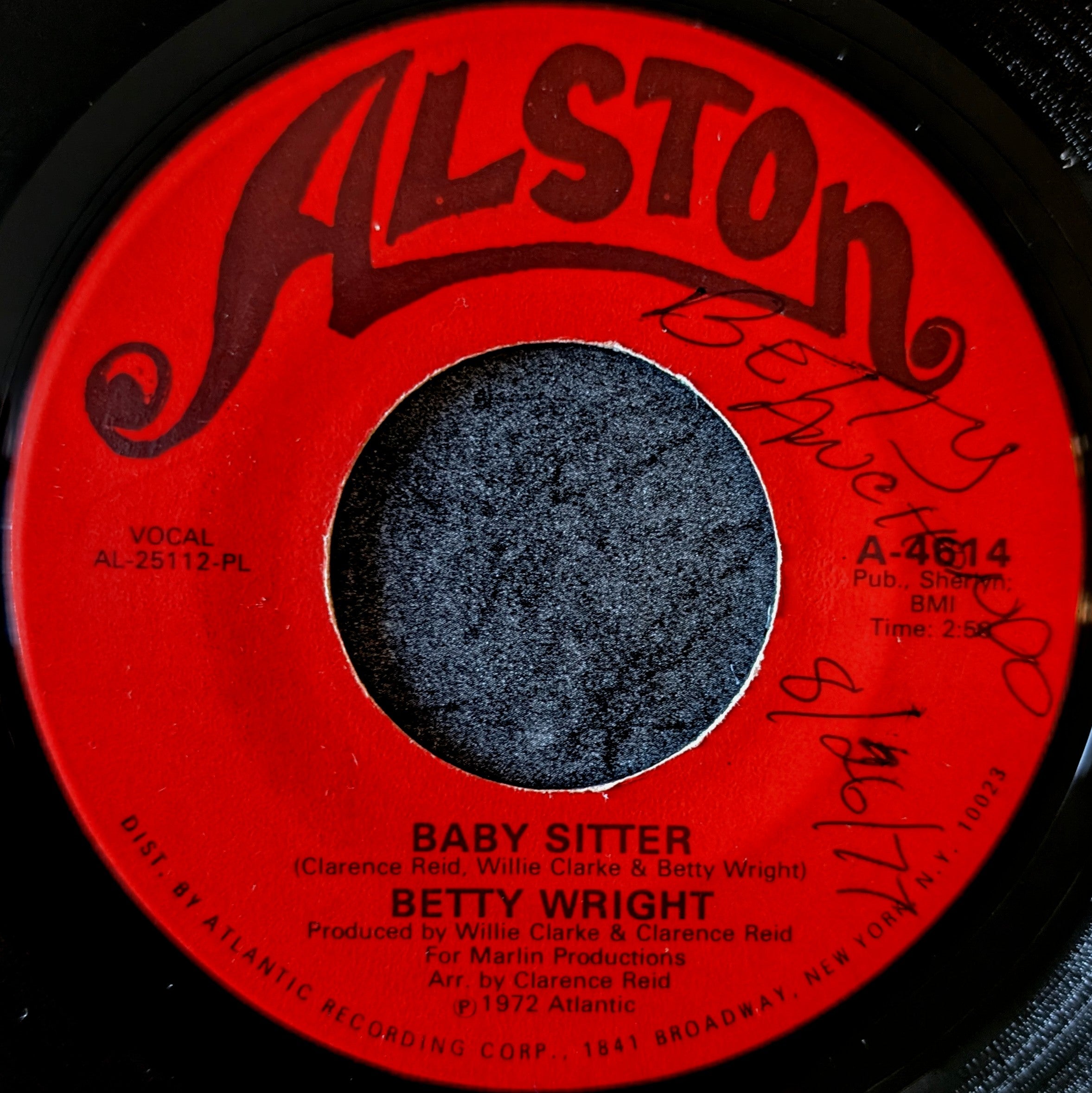 Betty Wright-Baby sitter/Outside woman