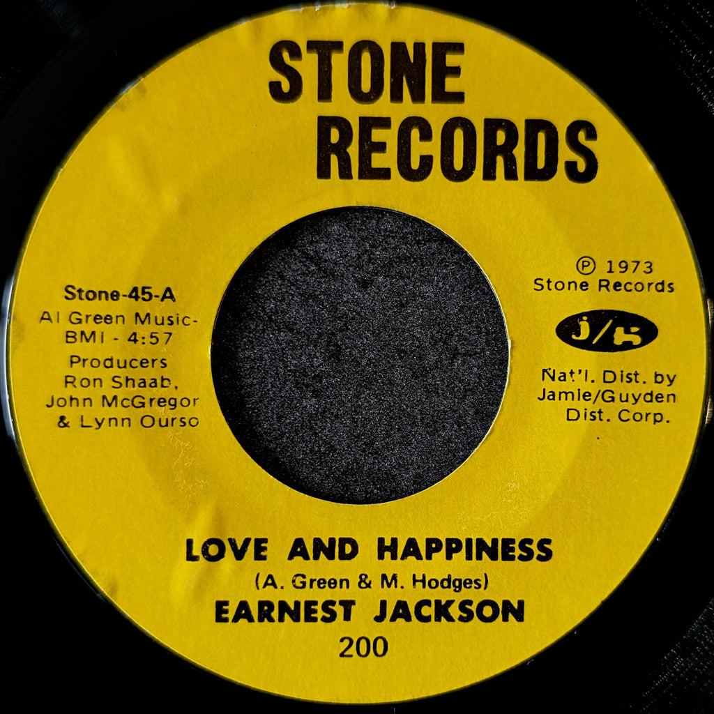 Earnest Jackson-Love and happiness/Hogwash