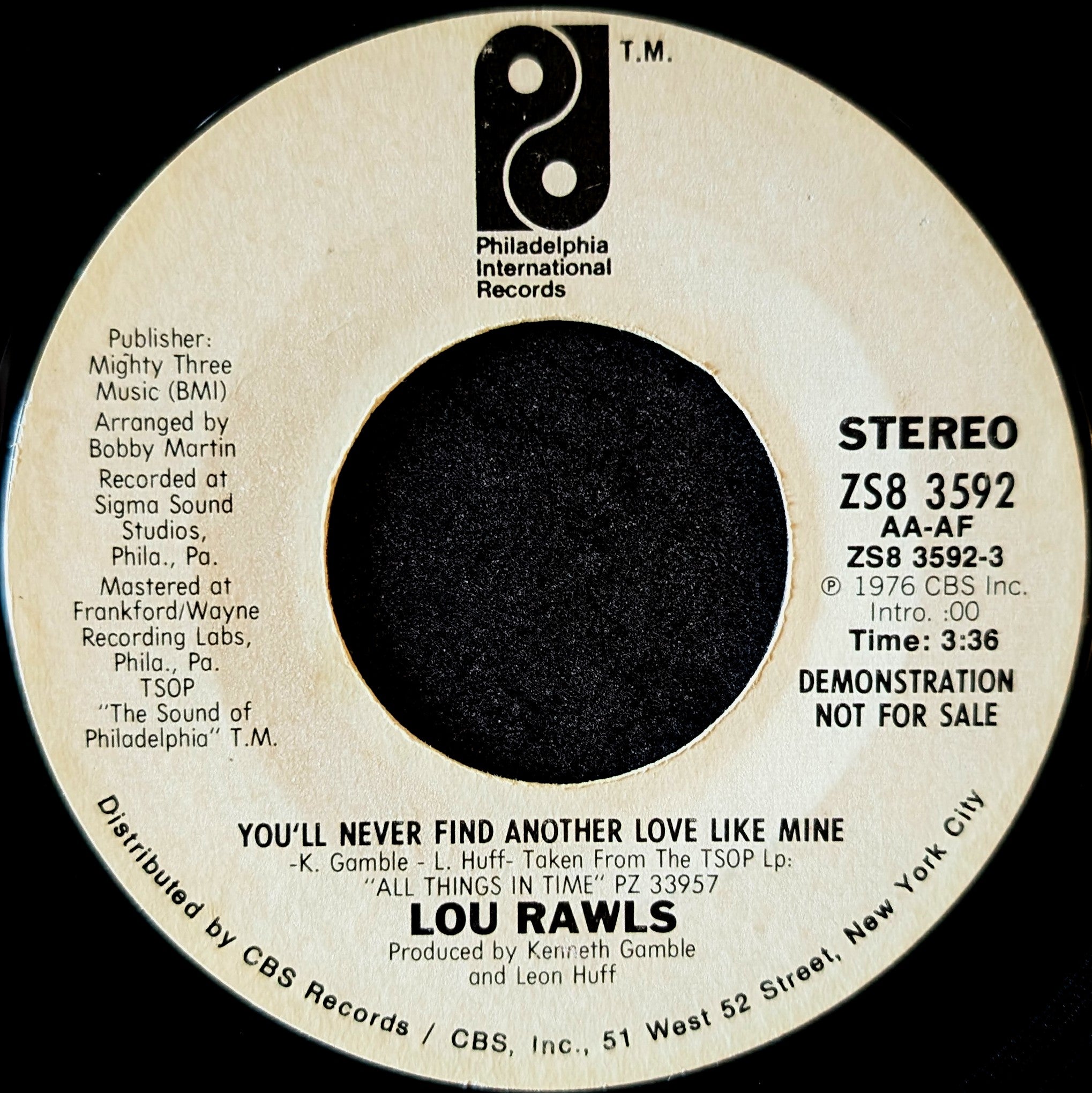 Lou Rawls-You'll never find another love like mine/You'll never find another love like mine