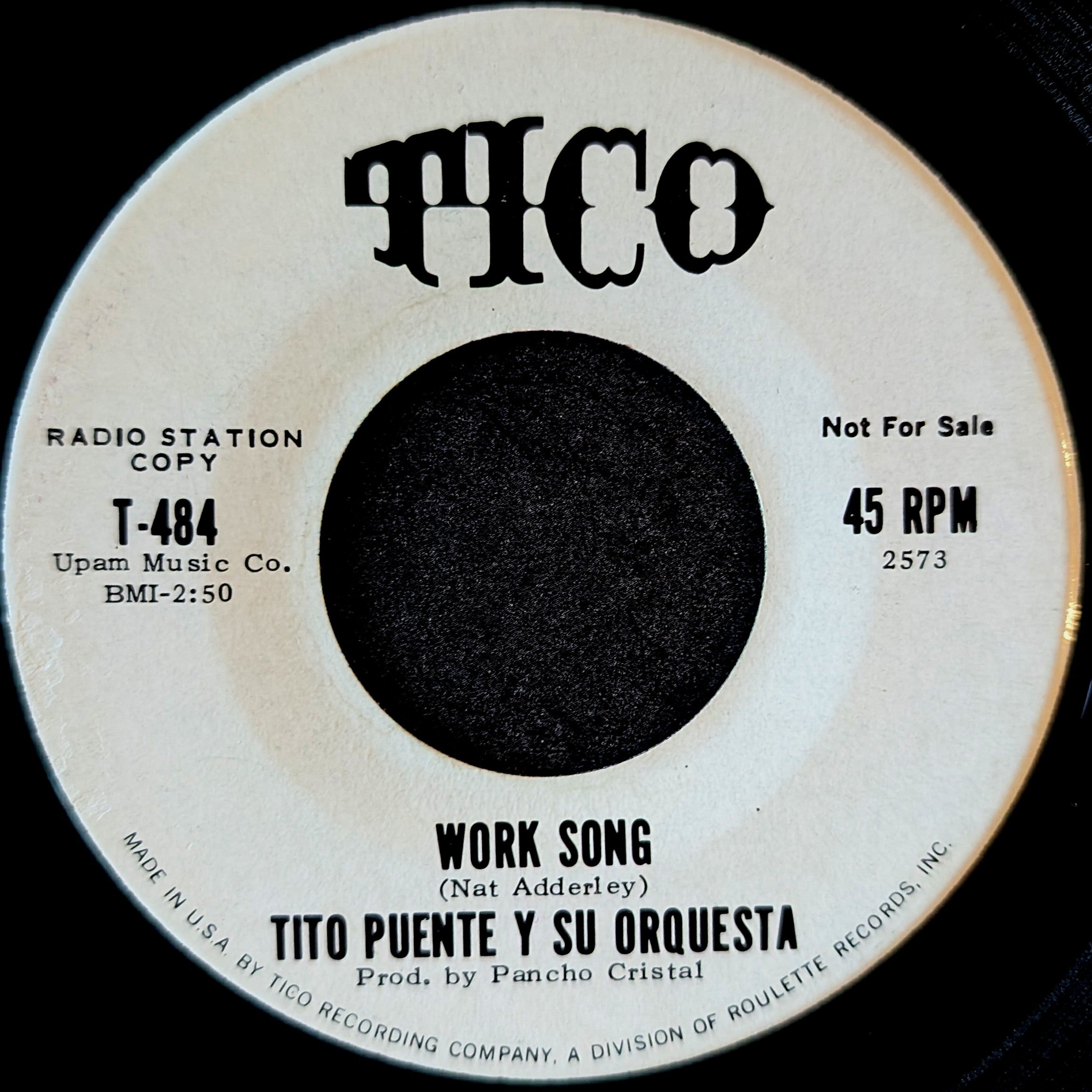 Tito Puente y Su Orquesta-Work song/Fat mama