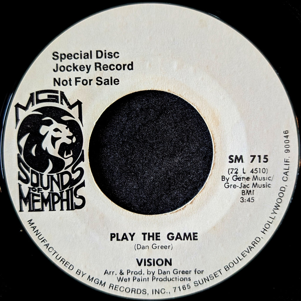Vision-Let the moment last/Play the game