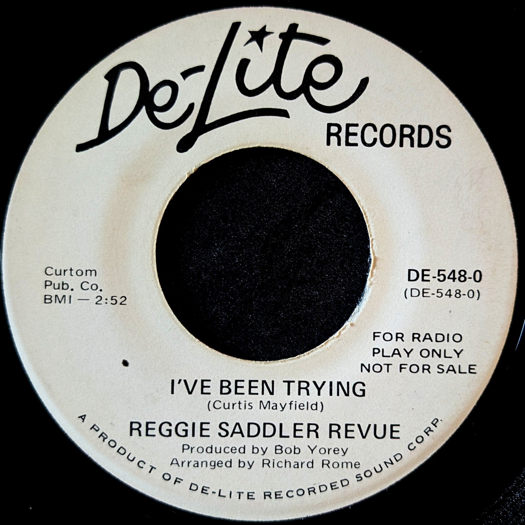 Reggie Saddler Revue-I've been trying/So long little sweet girl