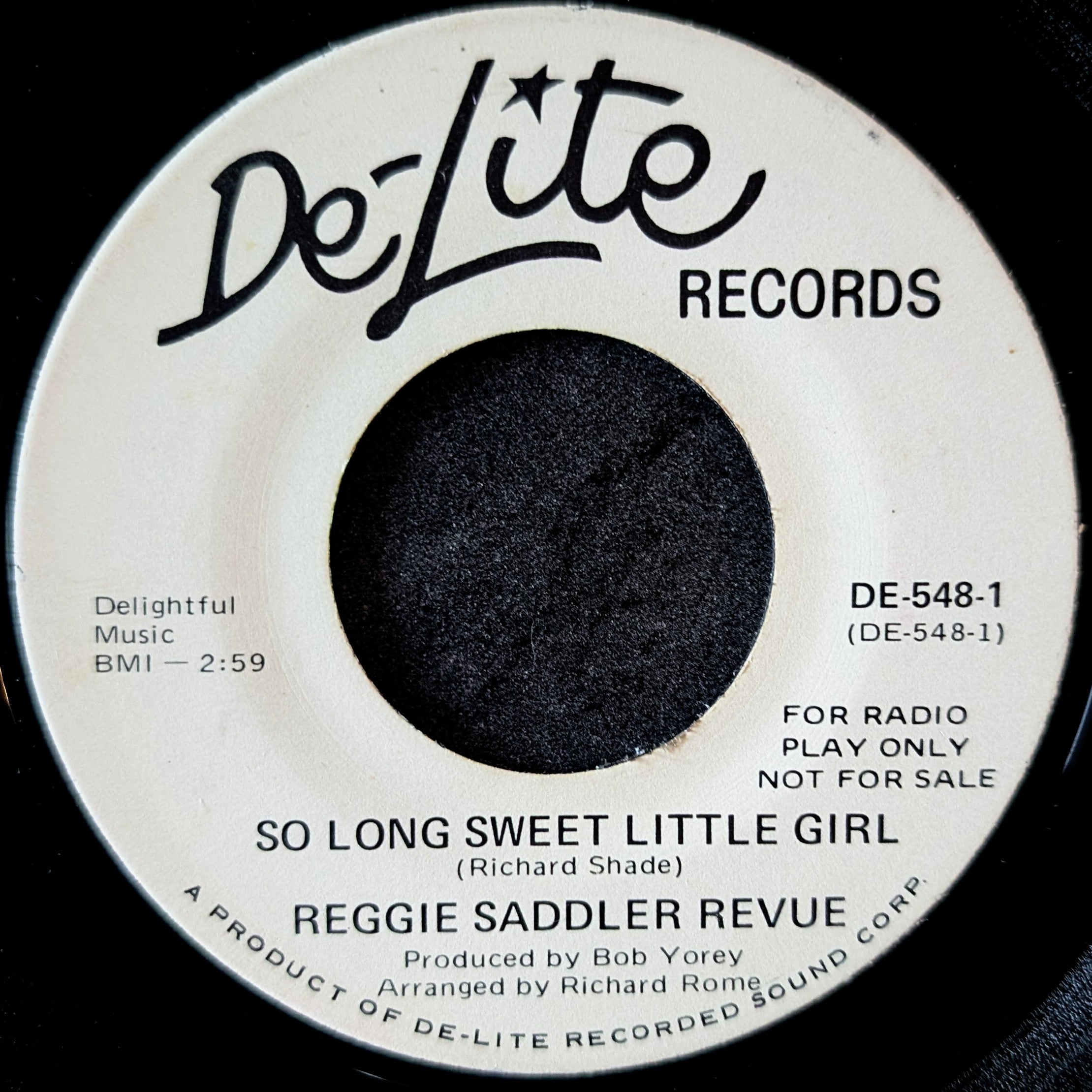 Reggie Saddler Revue-I've been trying/So long little sweet girl