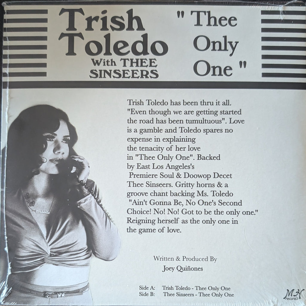 Trish Toledo with Thee Sinseers - "Thee Only One" / "Thee Only One"