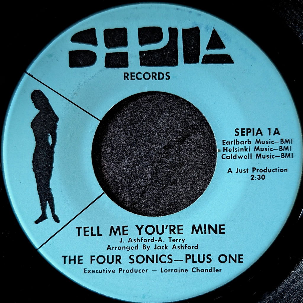 The Four Sonics-Plus one-Tell me You're mine/Lost without you