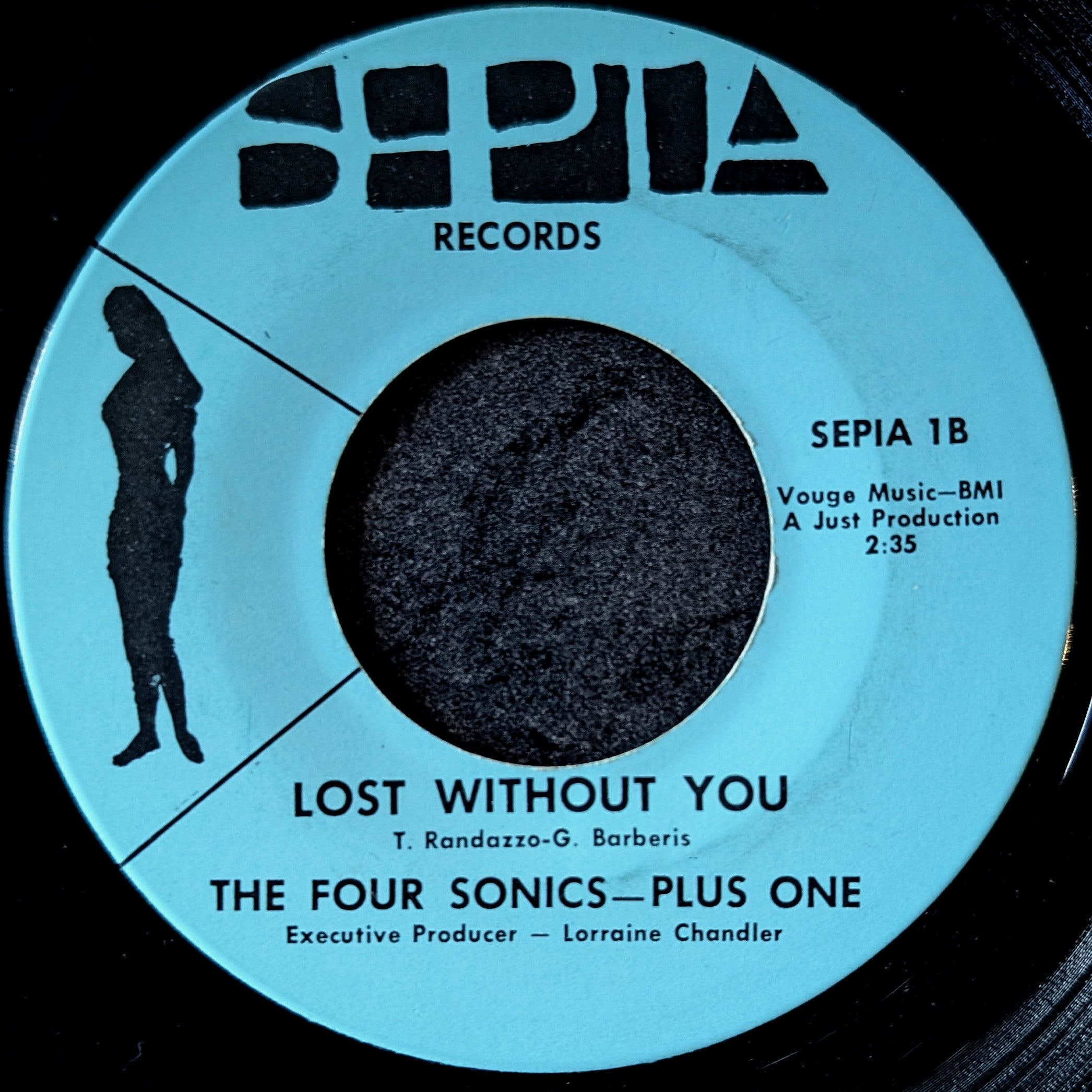 The Four Sonics-Plus one-Tell me You're mine/Lost without you