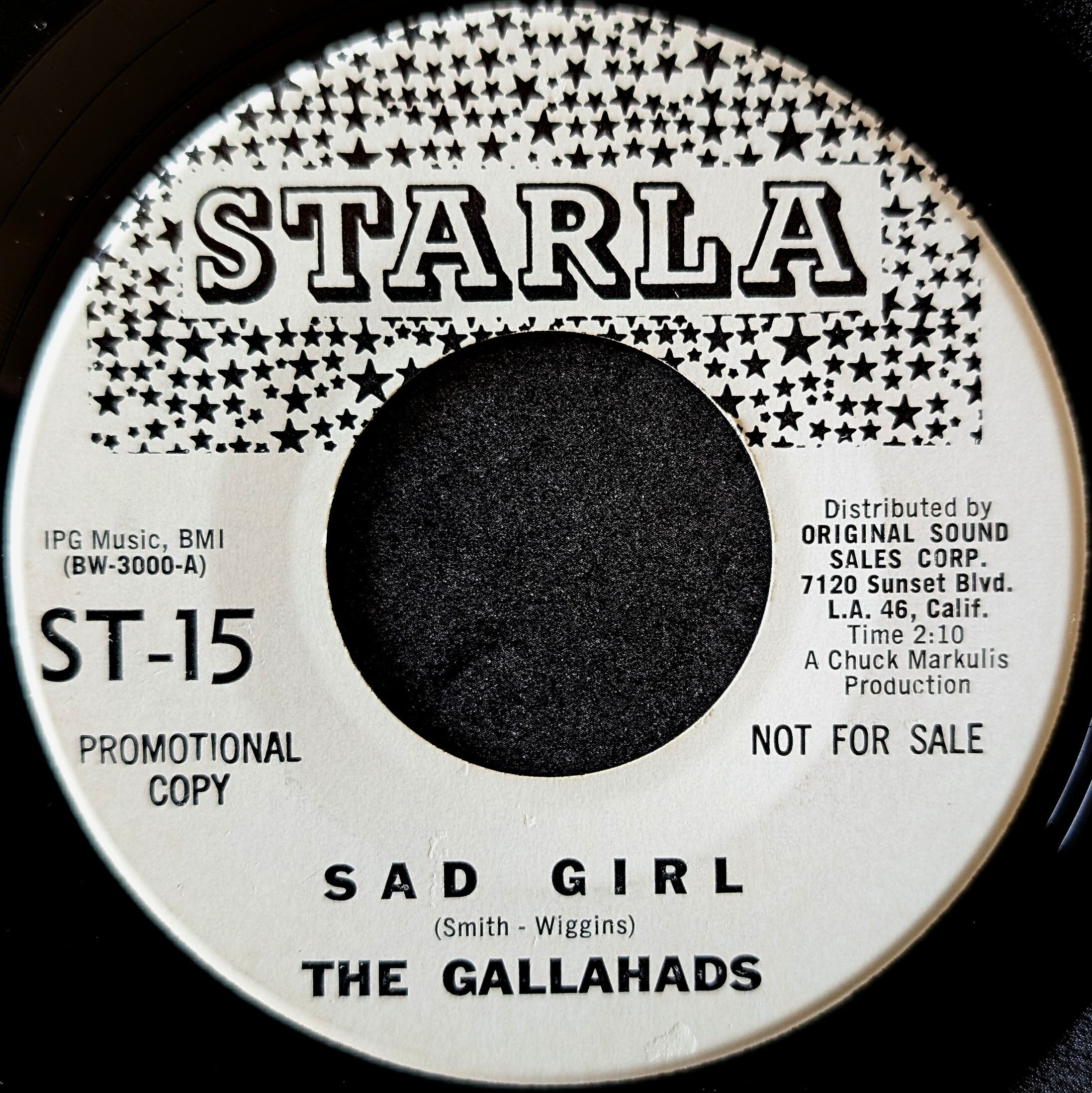 The Gallahads-Sad Girl/Keeper of Dreams