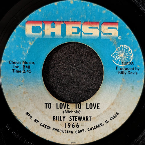 Billy Stewart - Summertime / To Love, To Love