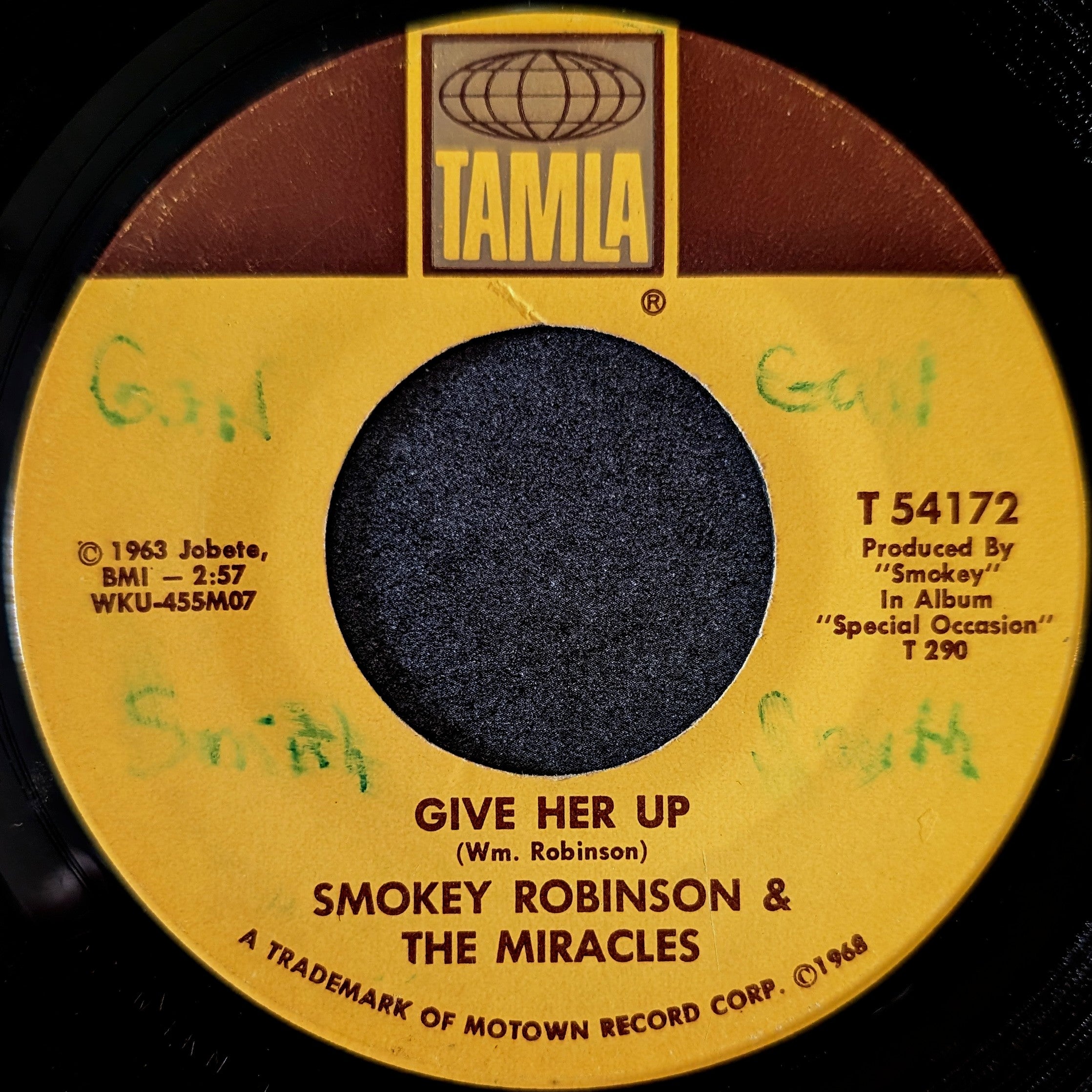 Smokey Robinson & The Miracles-Special occasion/Give her up
