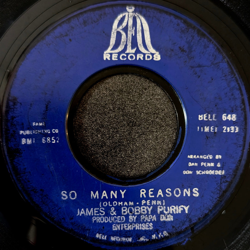 James ＆Bobby Purify-I’m your puppet/ So many reasons