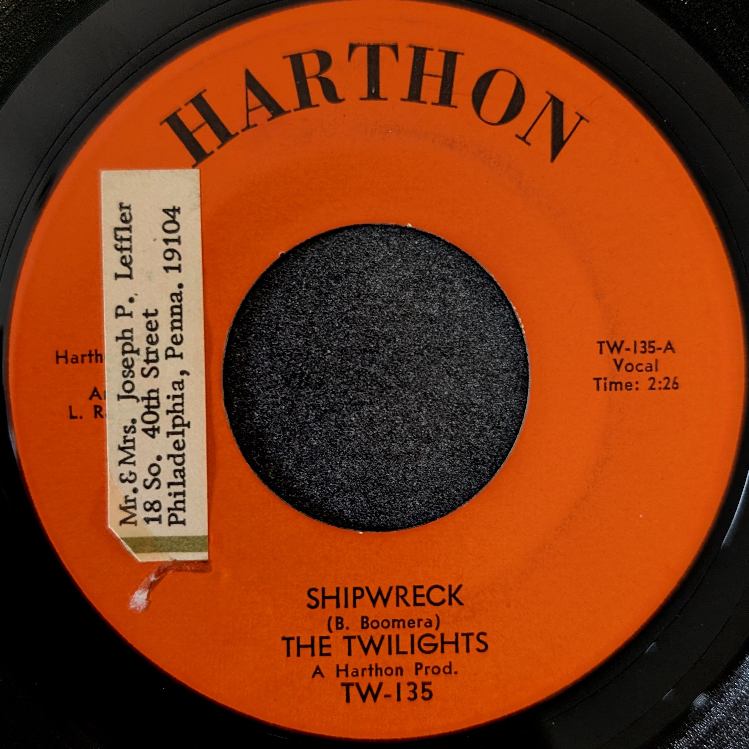 The Twilights-Shipwreck/ For the first time