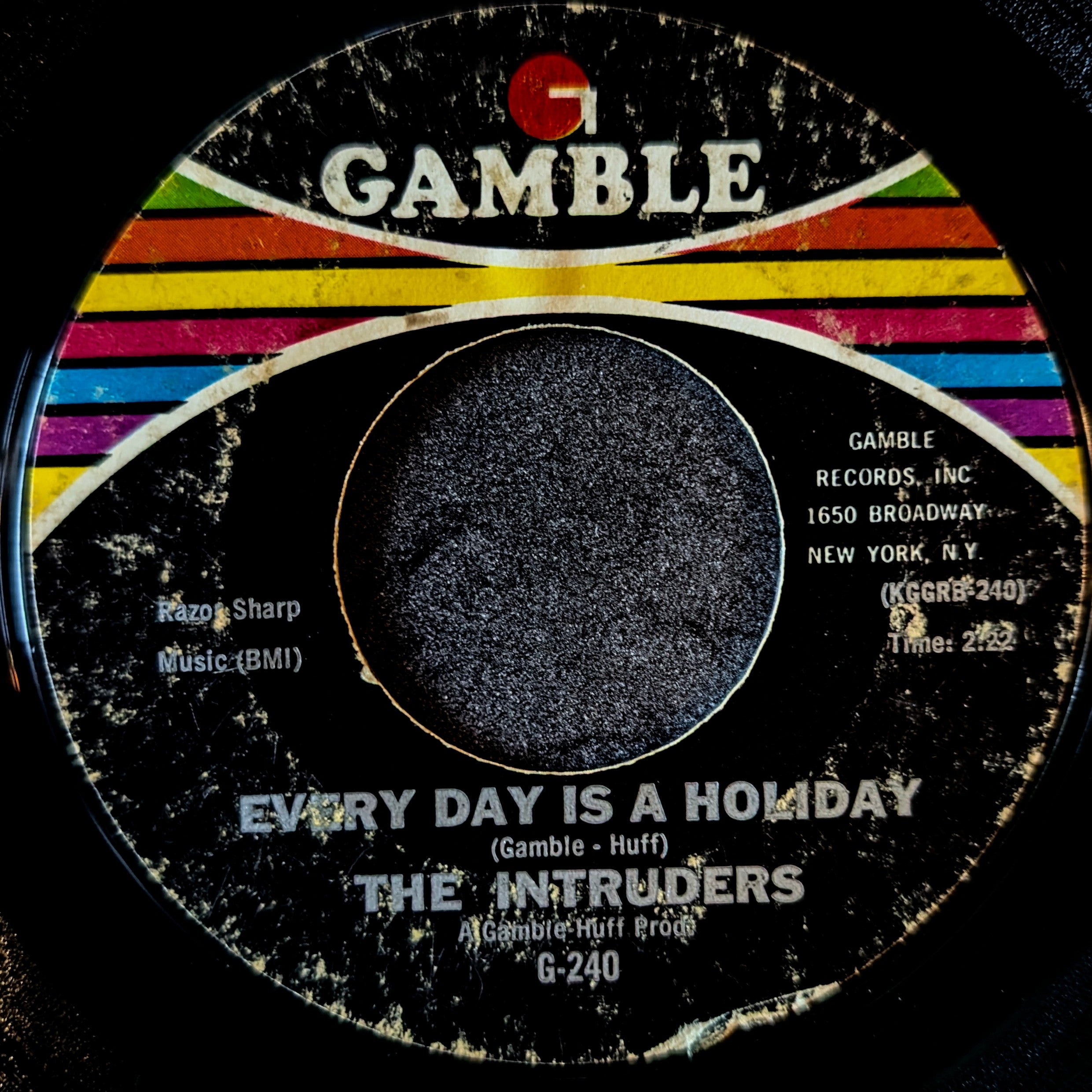 The Intruders-Every day is a holiday/Old love