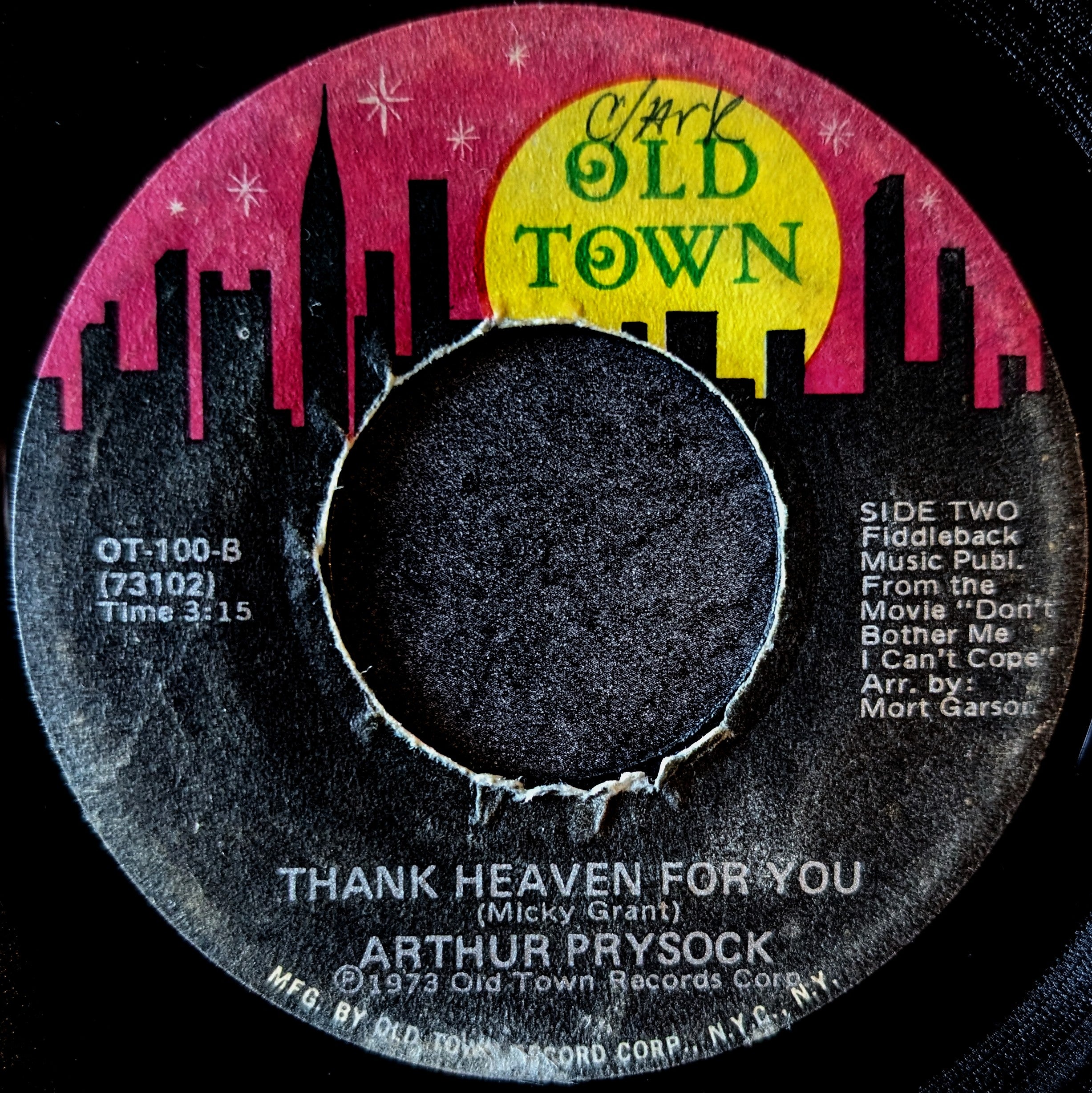 Arthur Prysock-In the rain/ Thank heaven for you
