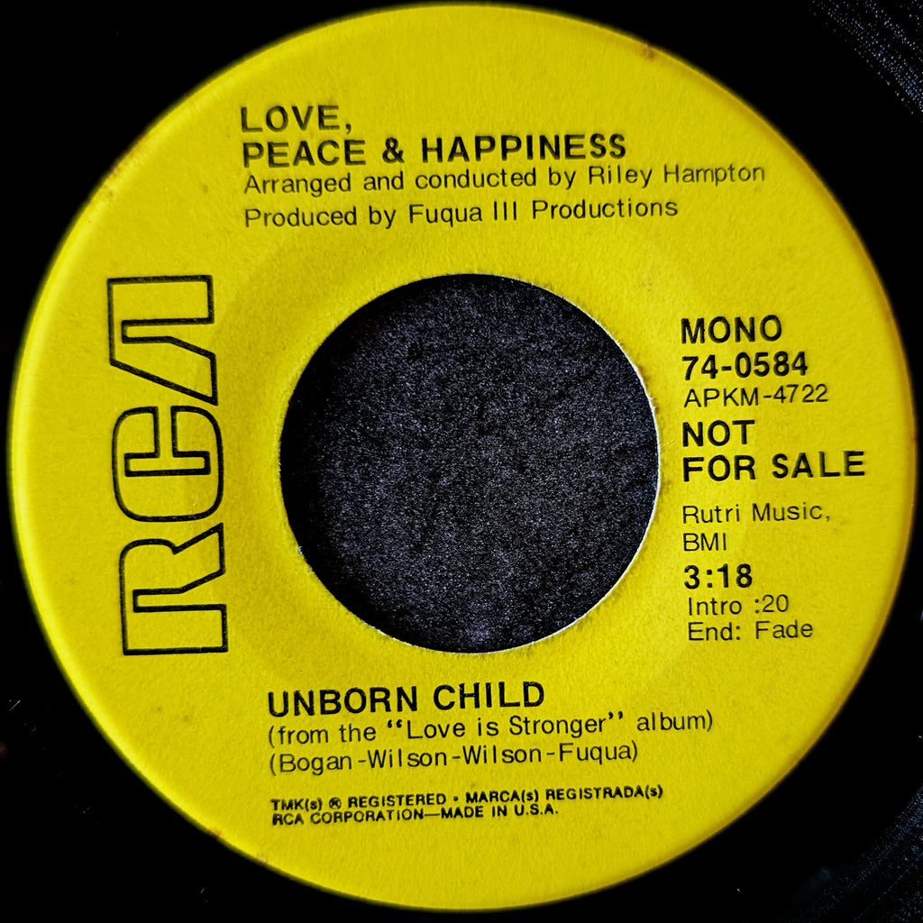 Love,Peace & Happiness-Unborn Child/ Strip me naked