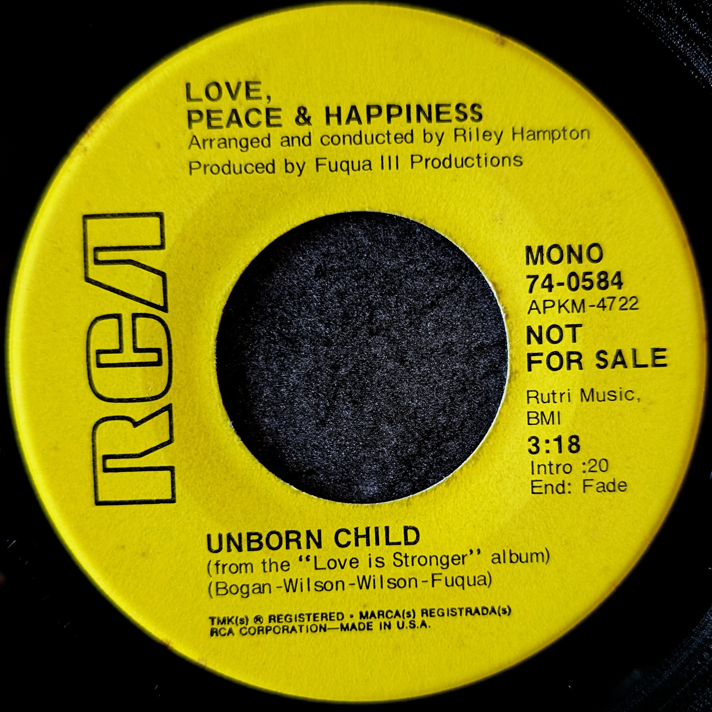 Love,Peace & Happiness-Unborn Child/ Strip me naked