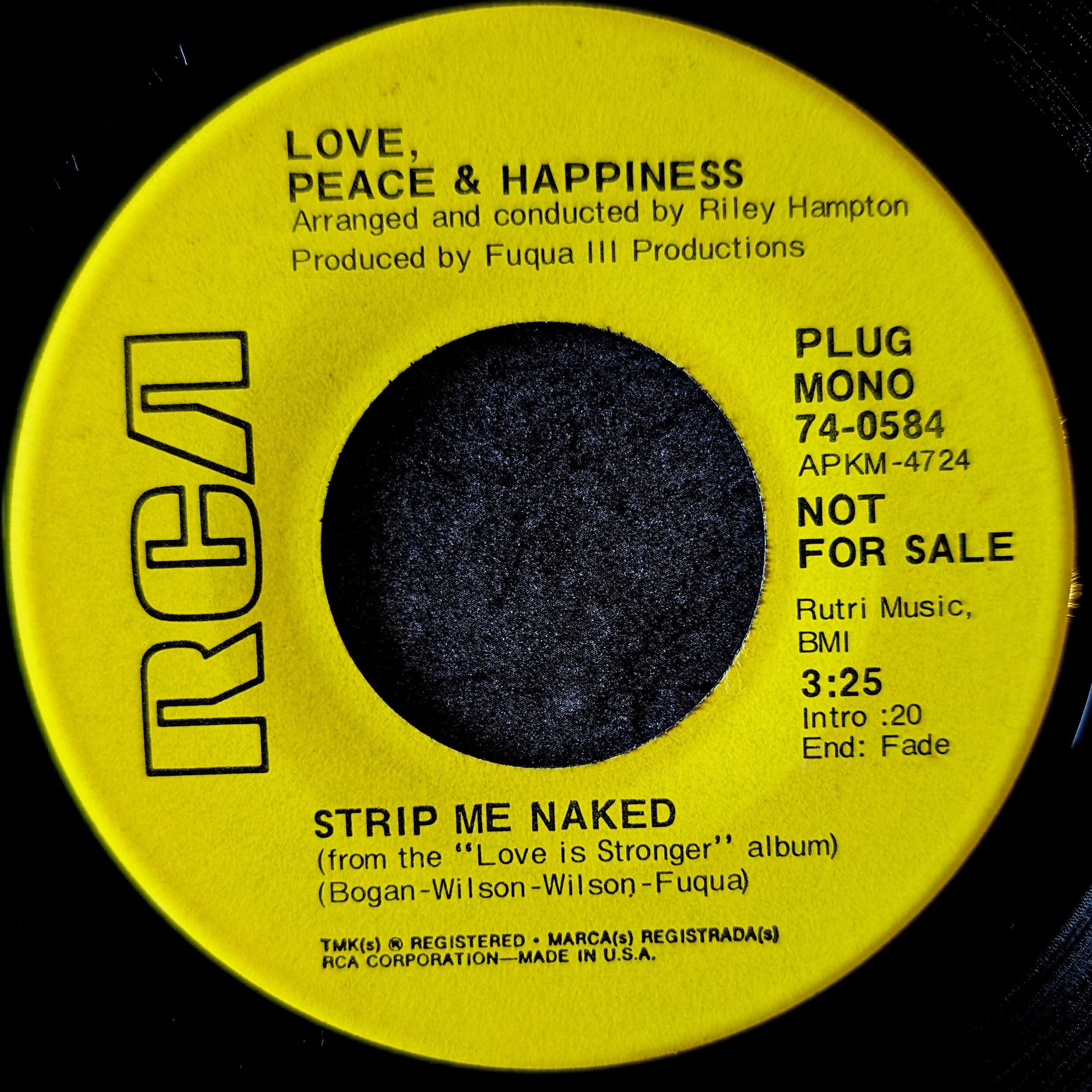 Love,Peace & Happiness-Unborn Child/ Strip me naked