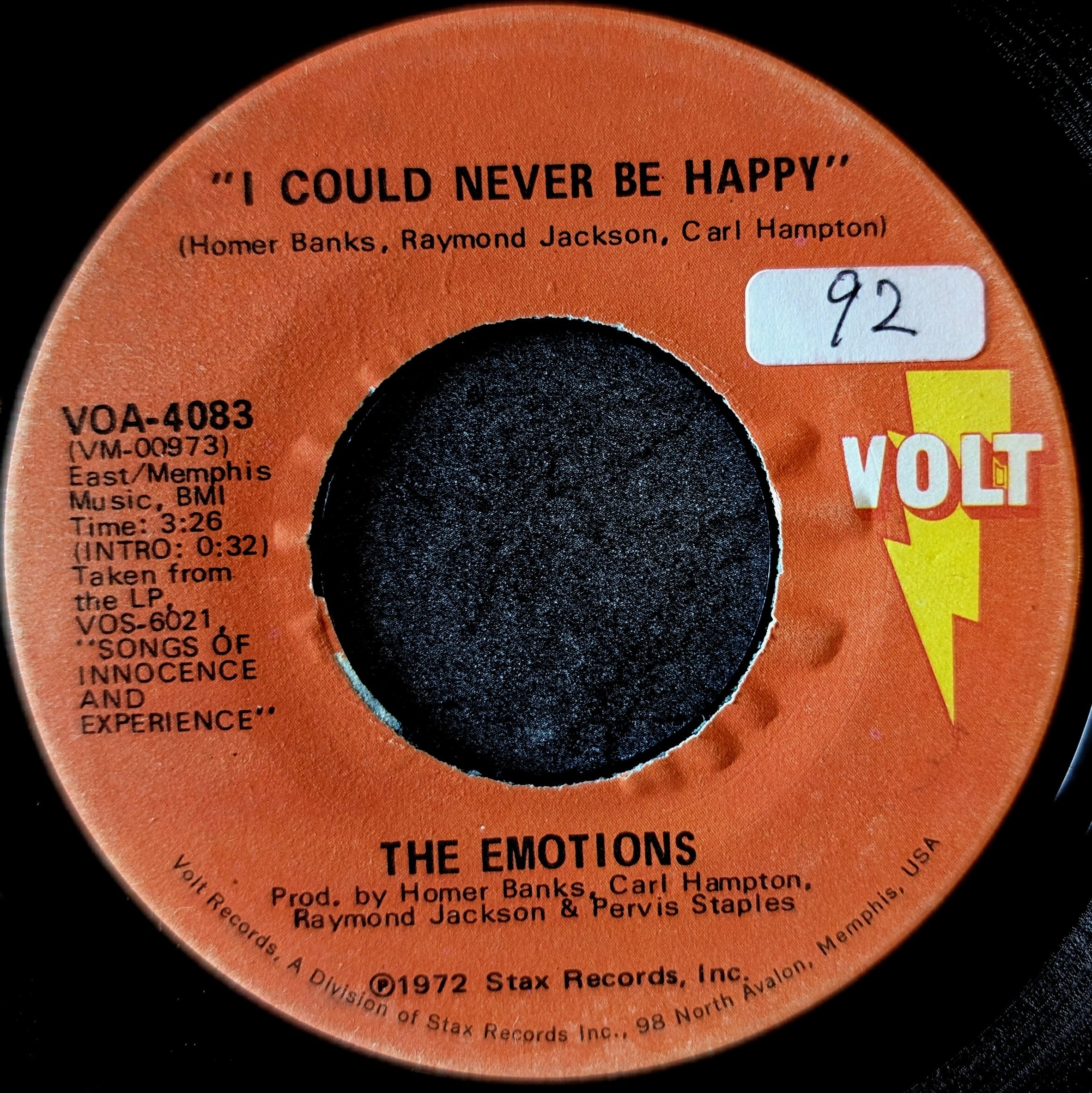 The Emotions-I could never be happy/ I’ve fallen in love