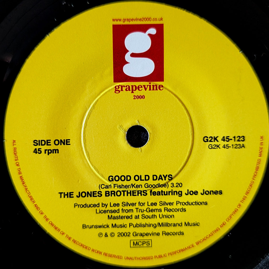 The Jones Brothers Feat Joe Joes-Good old days/ Lucky Lady