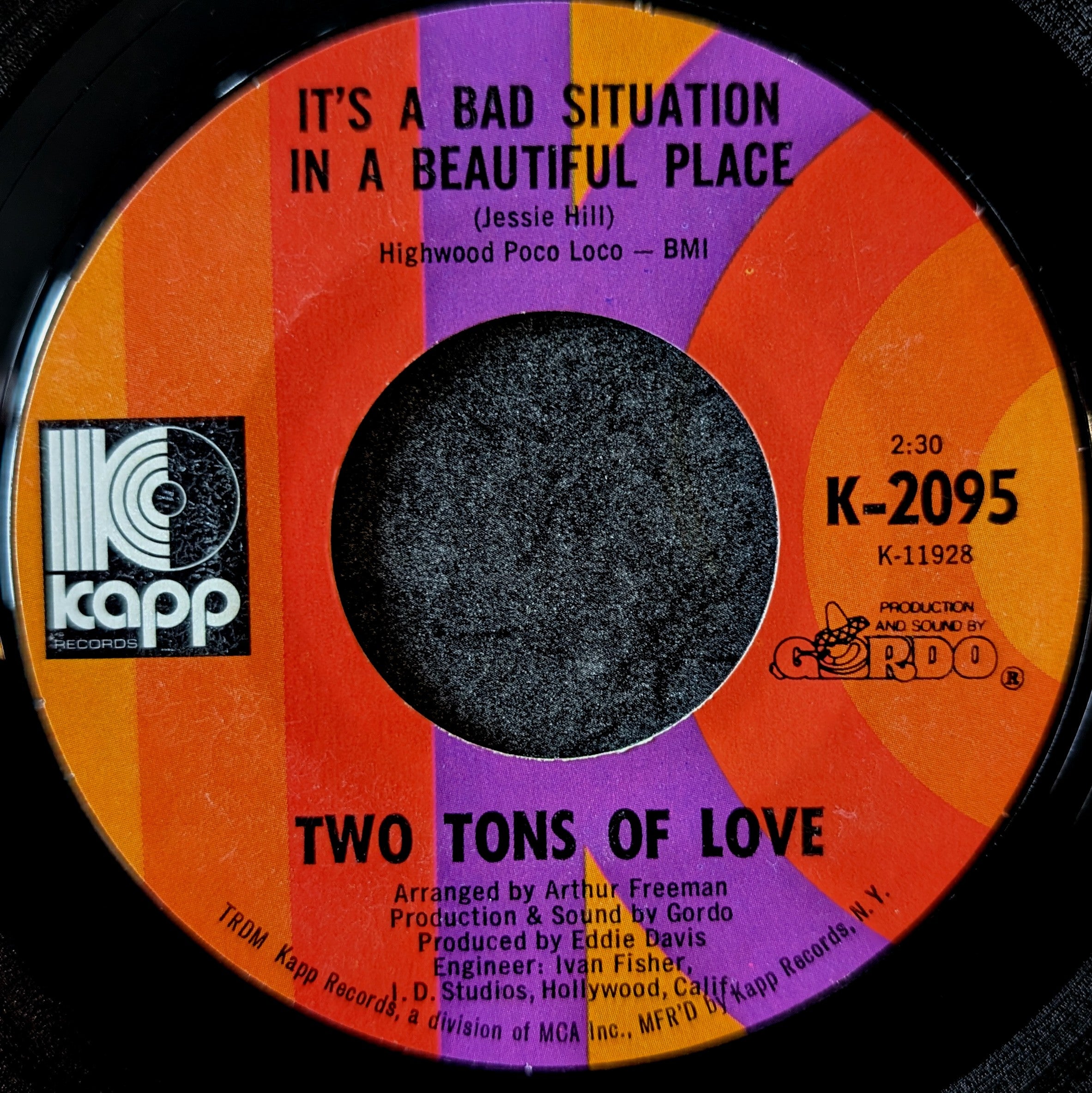 Two Tons of Love-It's a bad situation in a beautiful place/ Brown and Beautifil