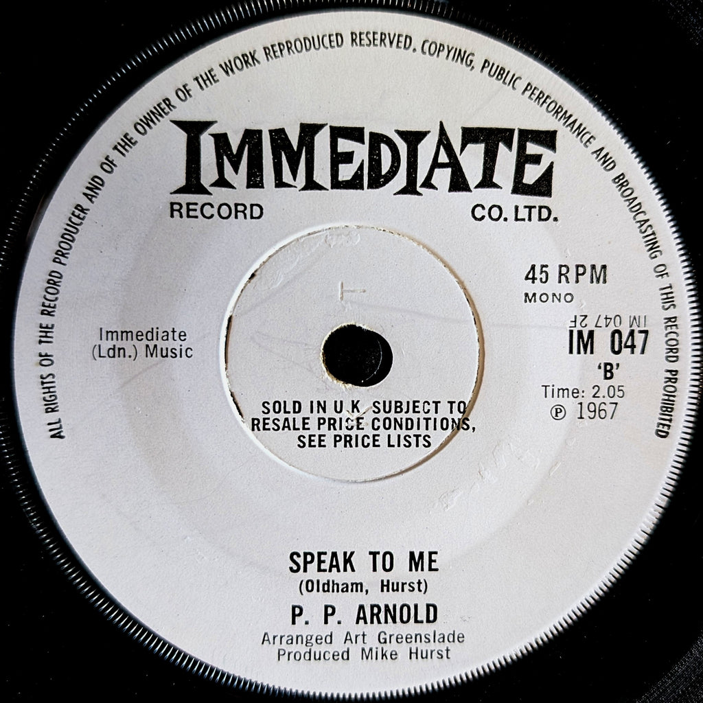 P.P Arnold-The first cut is the deepest/Speak to me