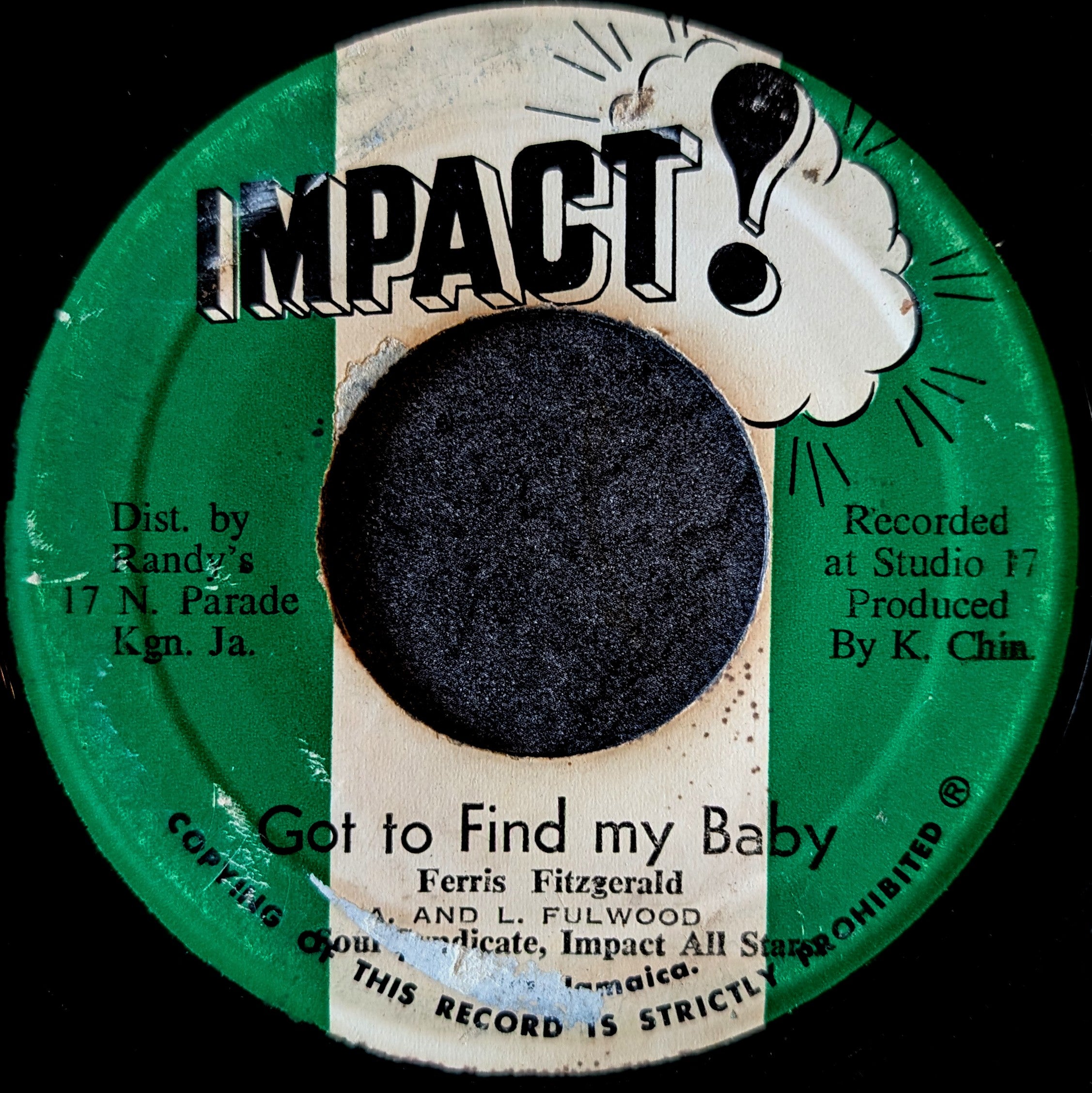 Ferris Fitzgerald-Got to find my baby/Version