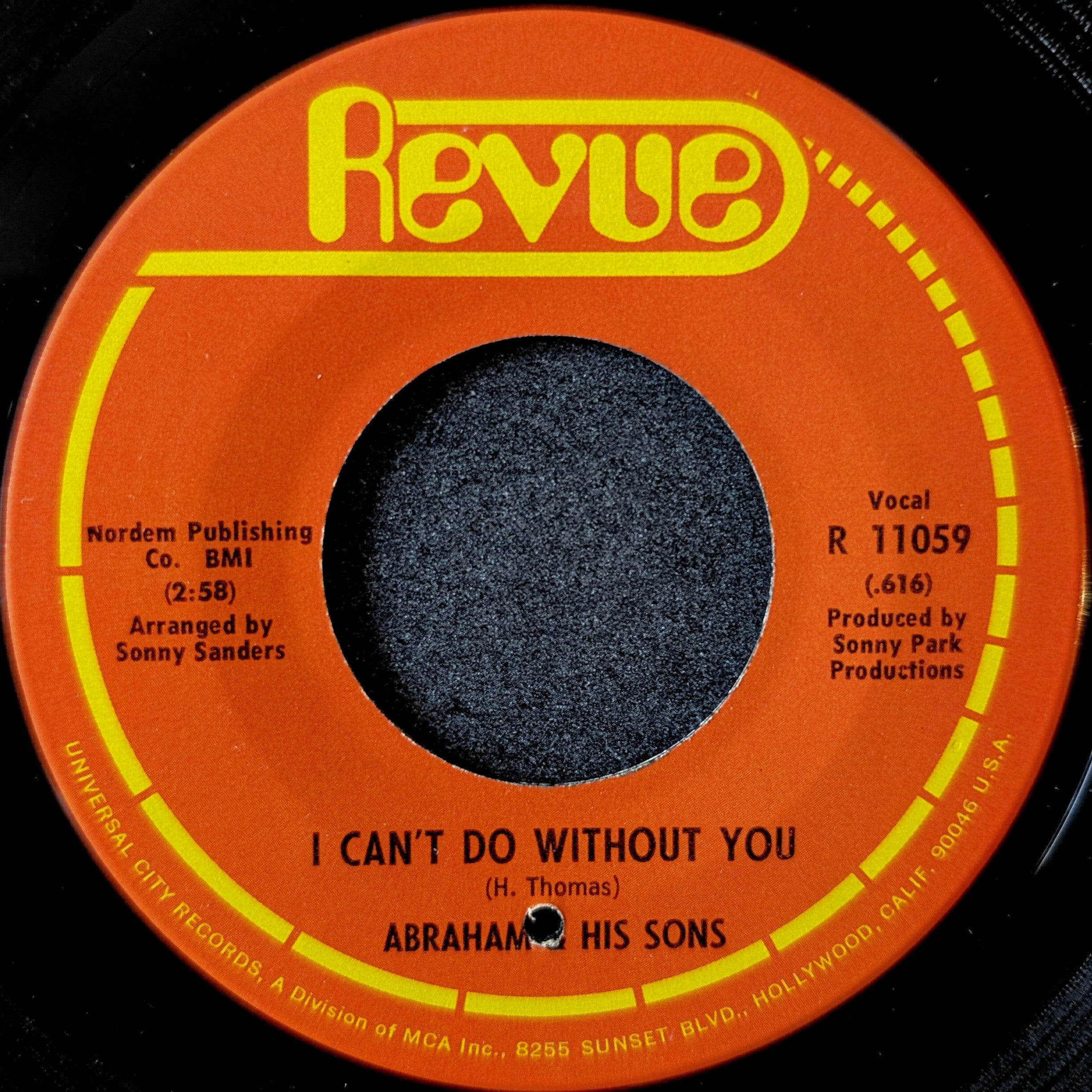 Abraham & His son-Your mother understood/I can't do without you