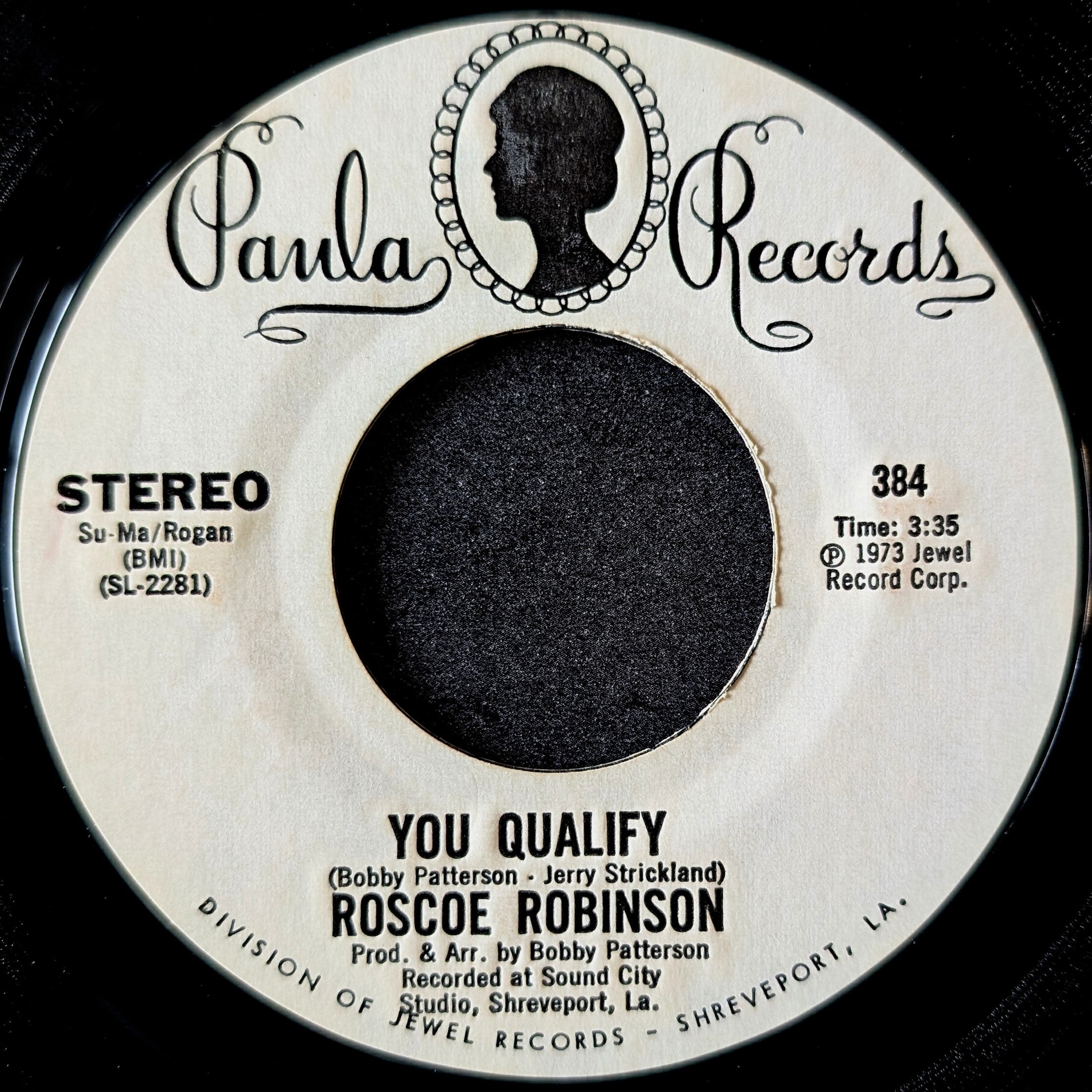 Roscoe Robinson-You Qualify/(Standing in the)Safety zone